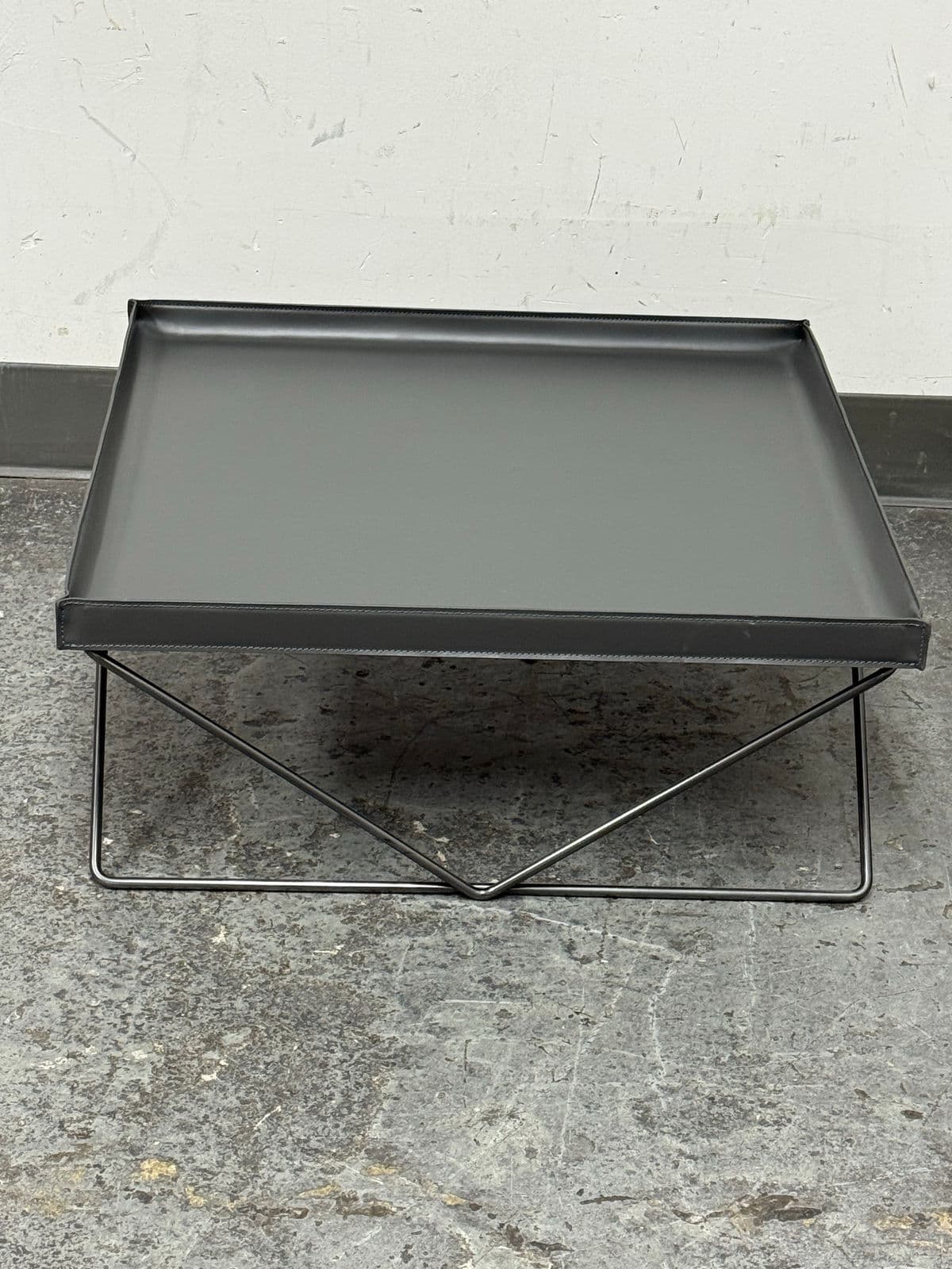 Bontempi Casa Flexus Square Leather Coffee Table - Thumbnail 12