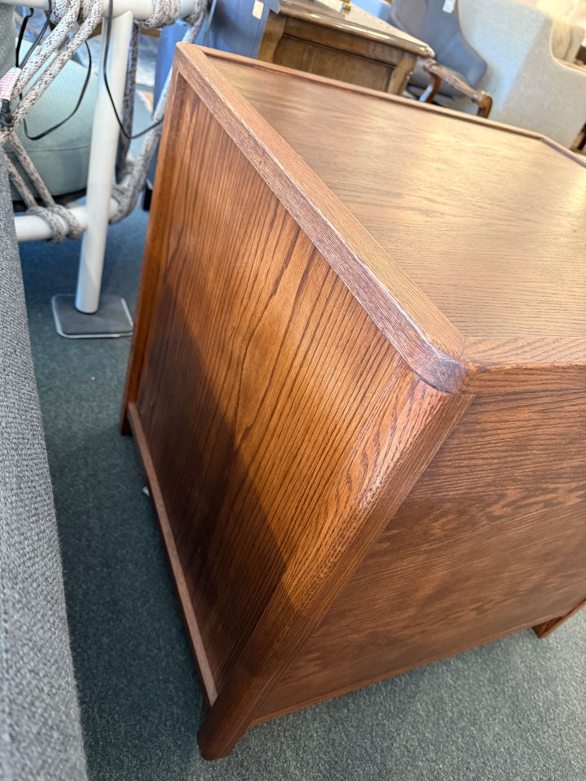 Oak Wood Side Table/Printer Stand - Thumbnail 12