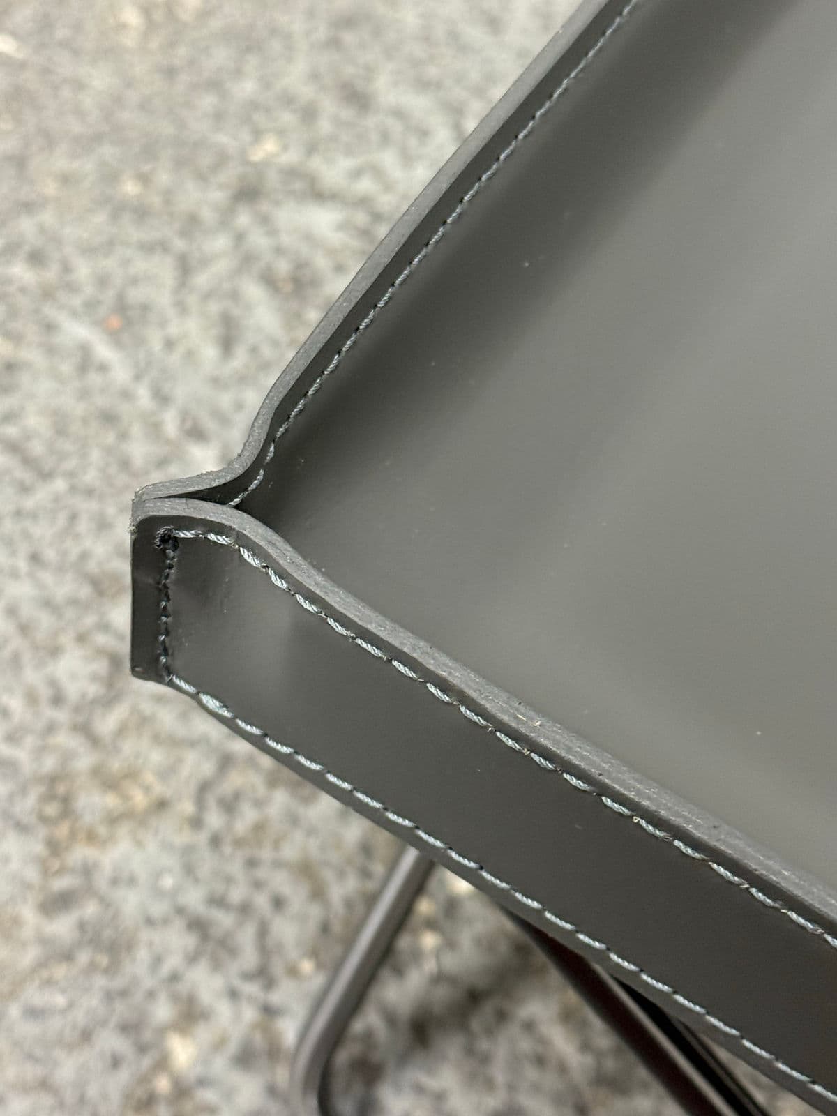 Bontempi Casa Flexus Square Leather Coffee Table - Thumbnail 7