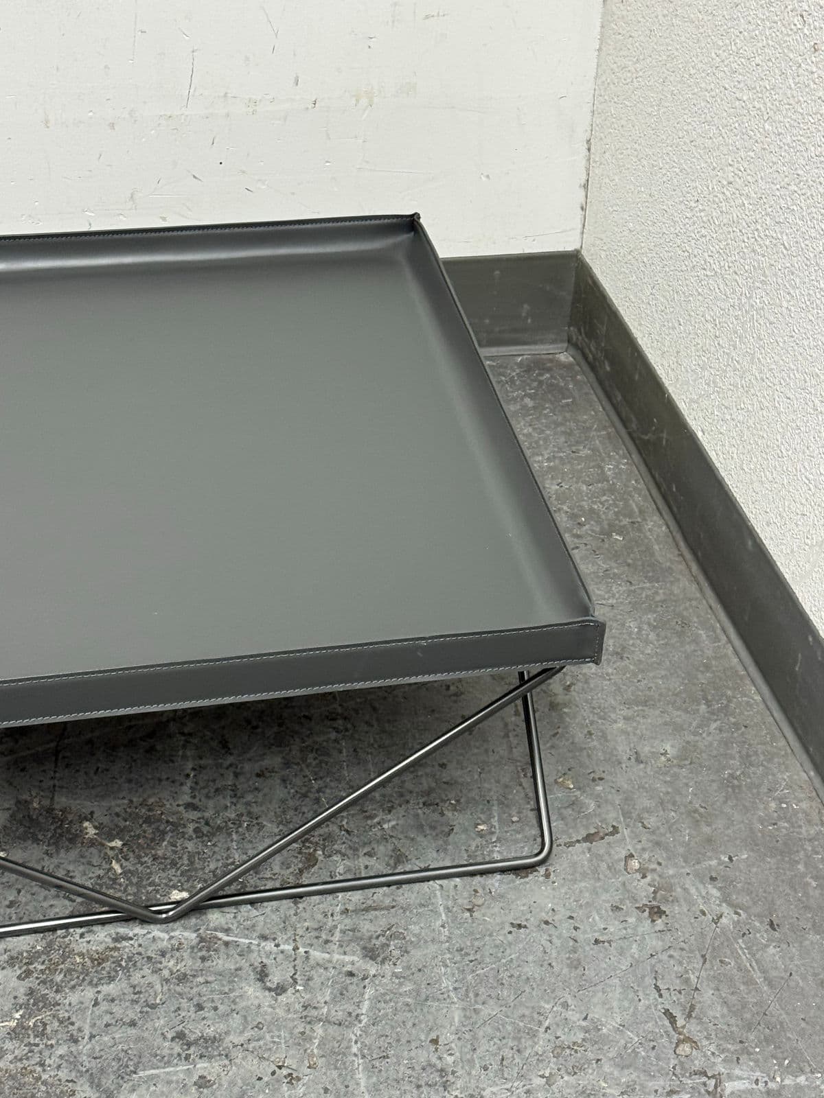 Bontempi Casa Flexus Square Leather Coffee Table - Thumbnail 10