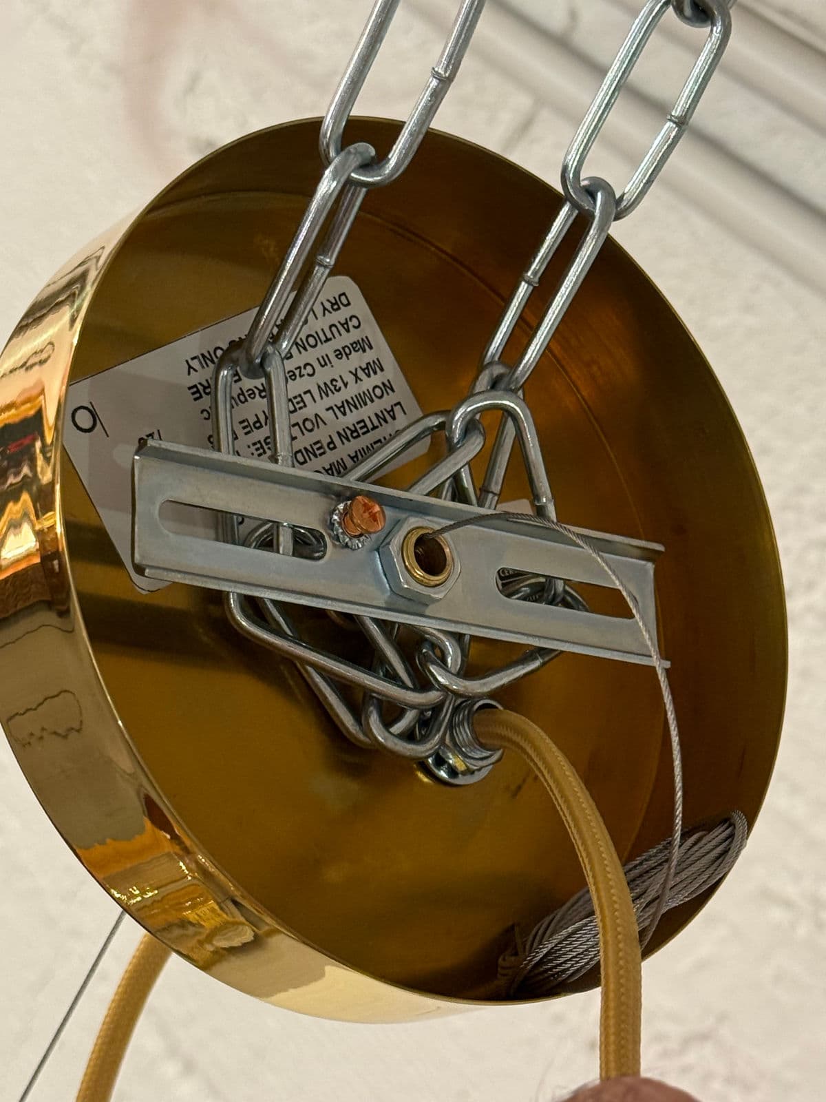 New Bomma Lantern Pendant With Brass Hardware - Thumbnail 13