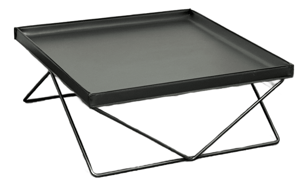 Bontempi Casa Flexus Square Leather Coffee Table - Thumbnail 2