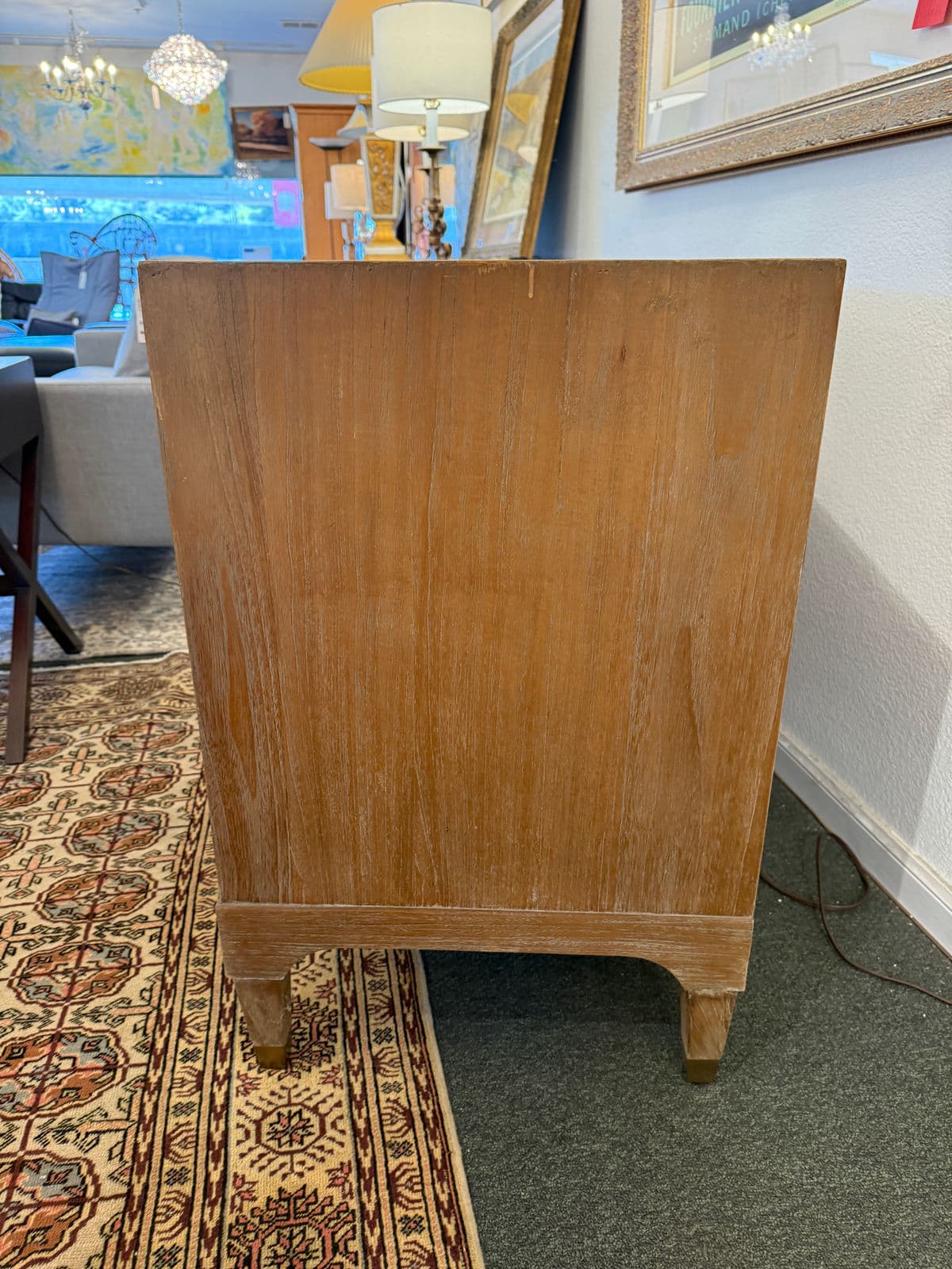 Brownstone Atherton Cerused Teak Six Drawer Dresser - Thumbnail 13