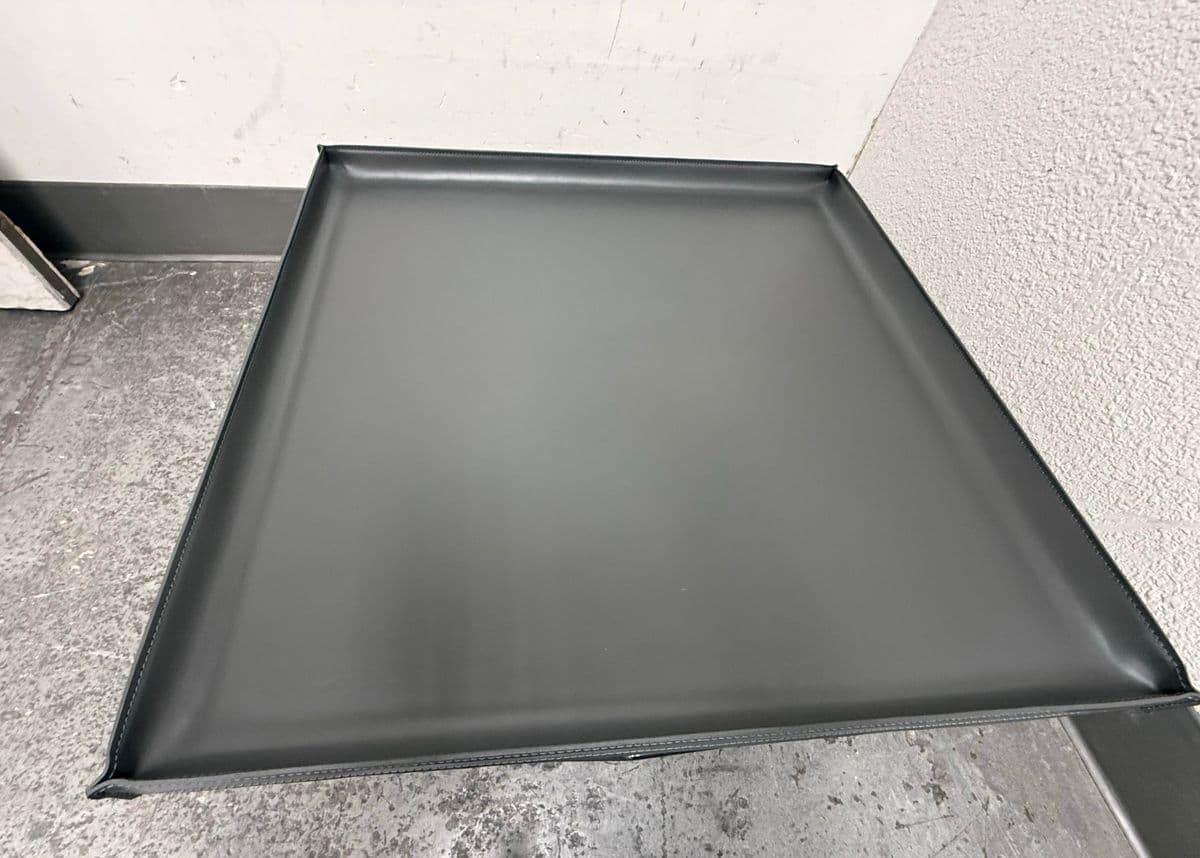 Bontempi Casa Flexus Square Leather Coffee Table - Thumbnail 5