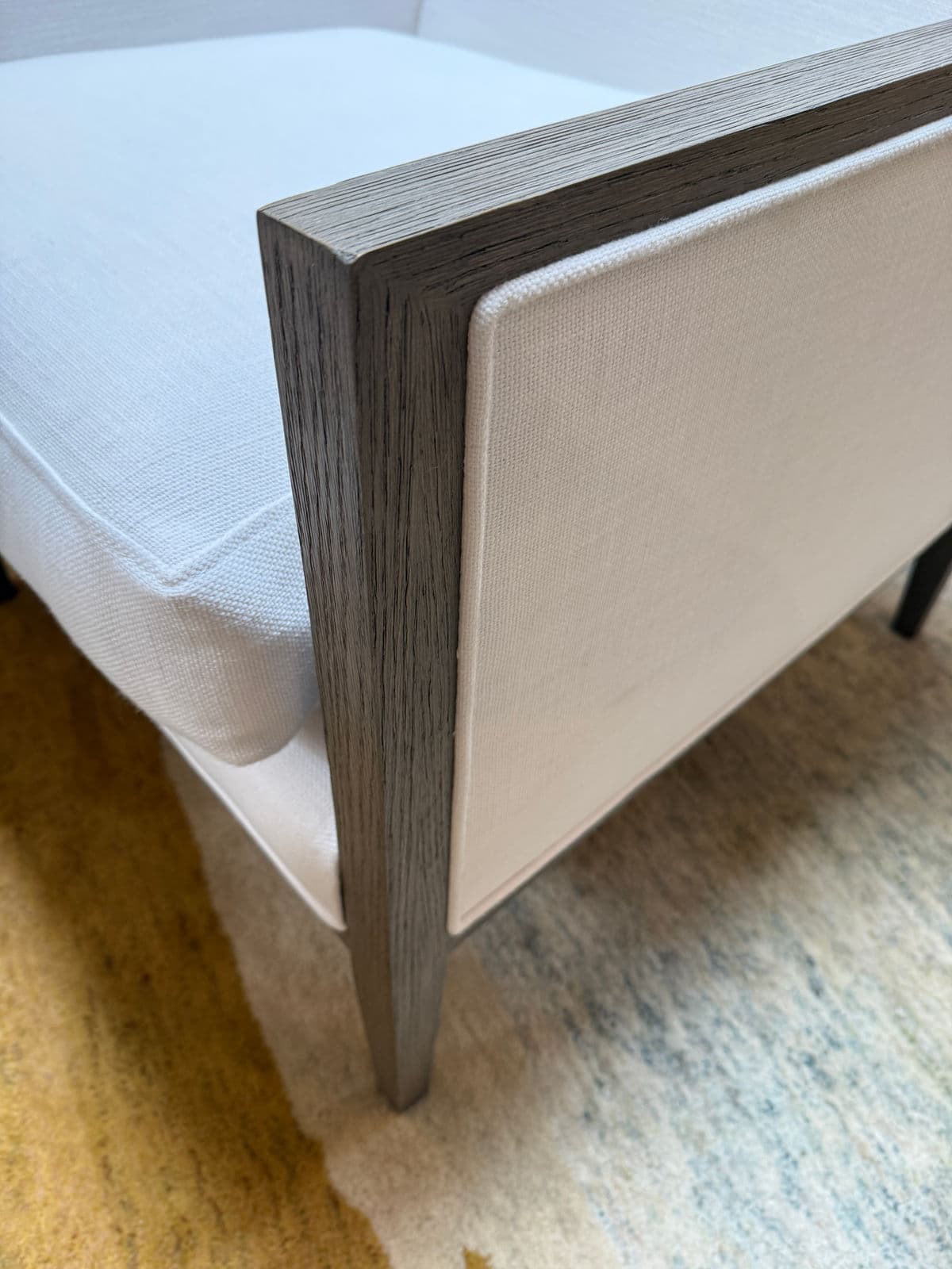 Restoration Hardware French Contemporary Track Arm Wingback Chair - Thumbnail 11