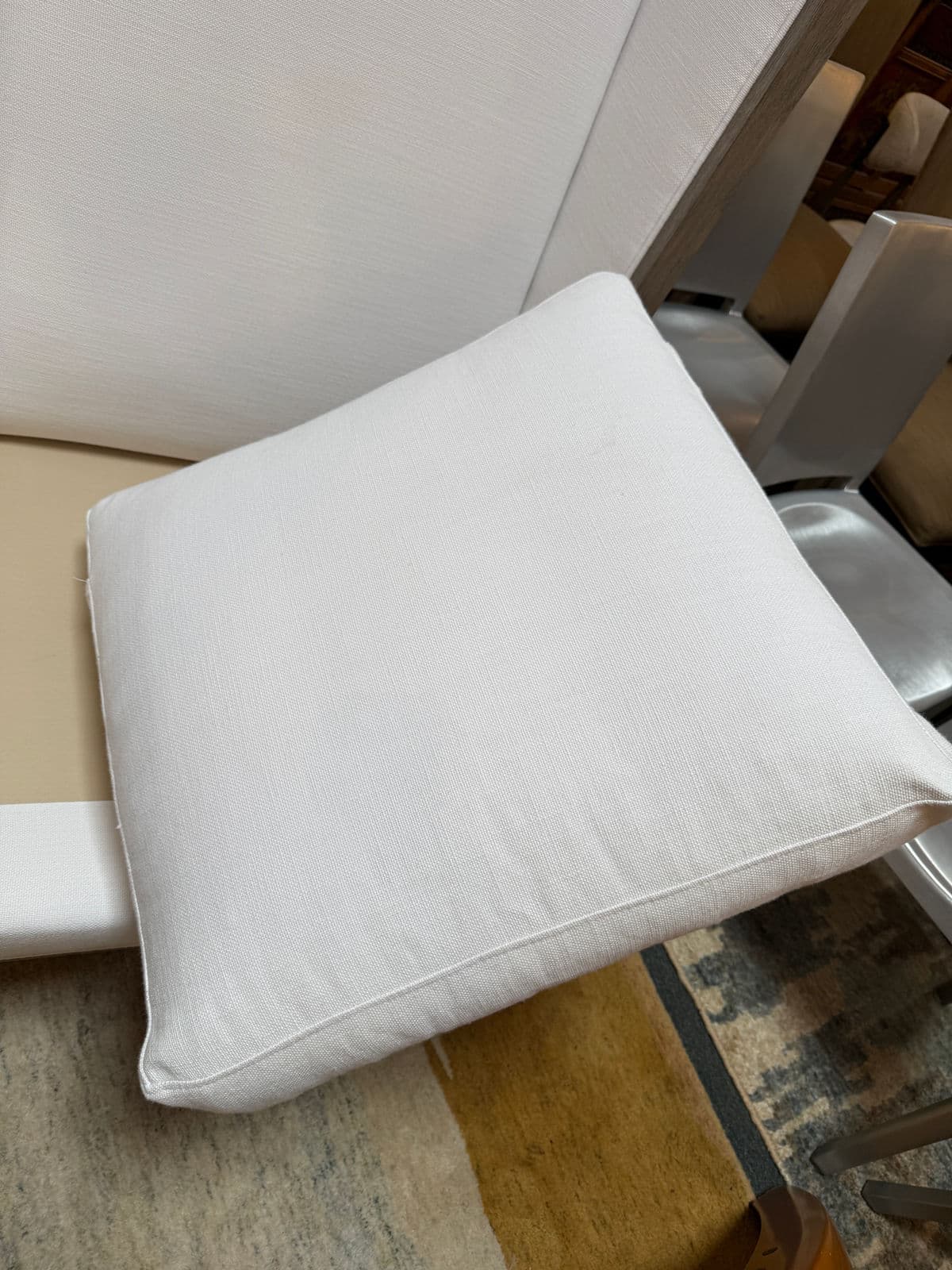 Restoration Hardware French Contemporary Track Arm Wingback Chair - Thumbnail 7