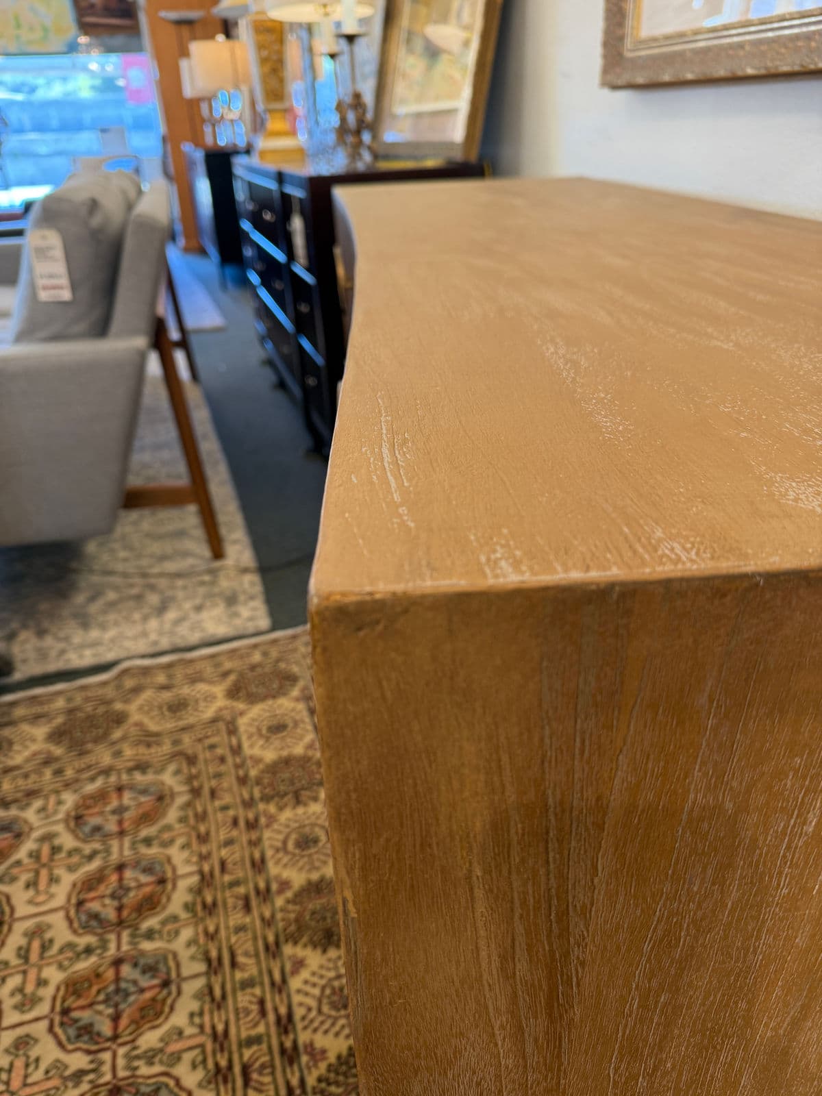 Brownstone Atherton Cerused Teak Six Drawer Dresser - Thumbnail 9