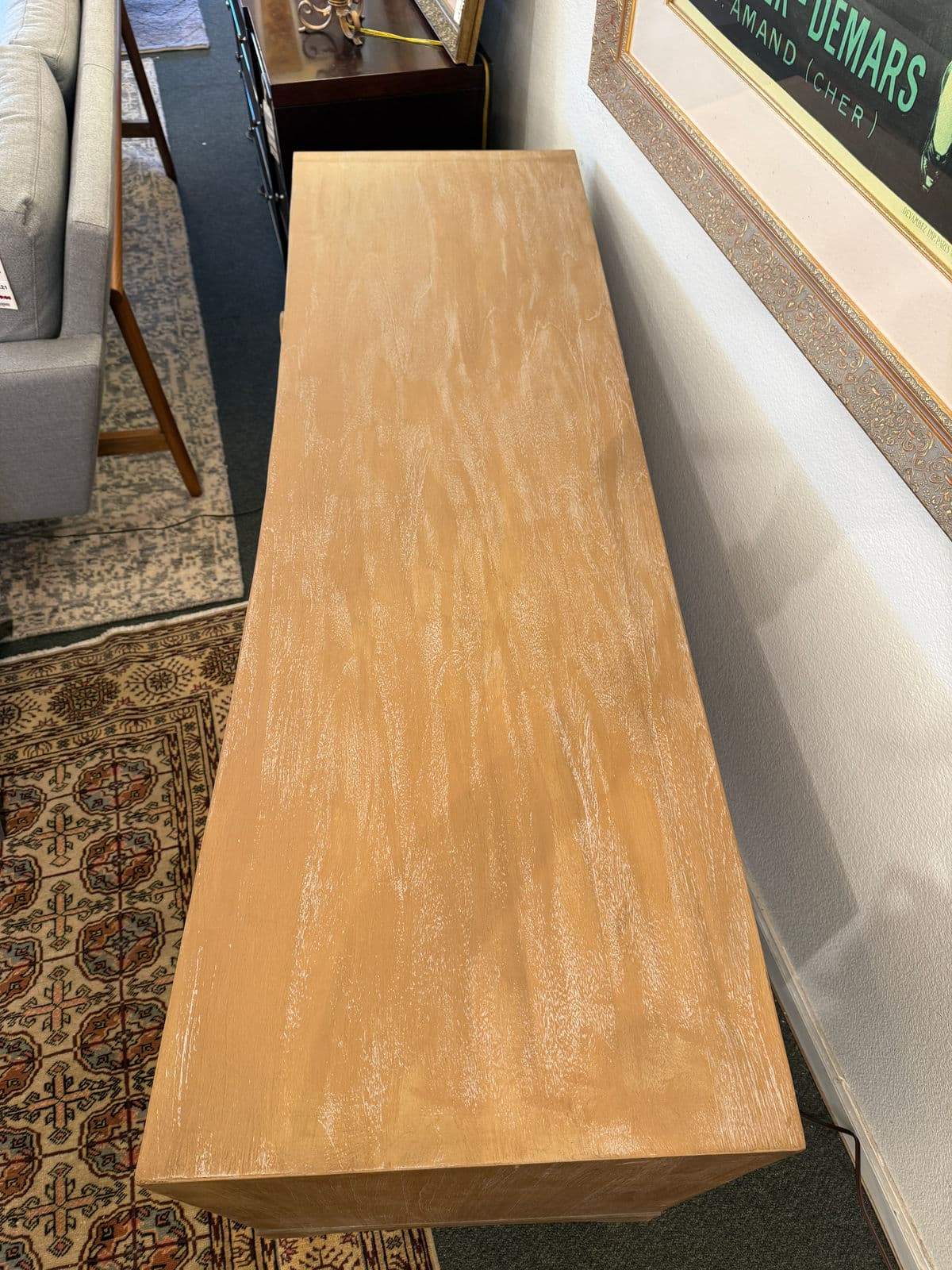 Brownstone Atherton Cerused Teak Six Drawer Dresser - Thumbnail 11