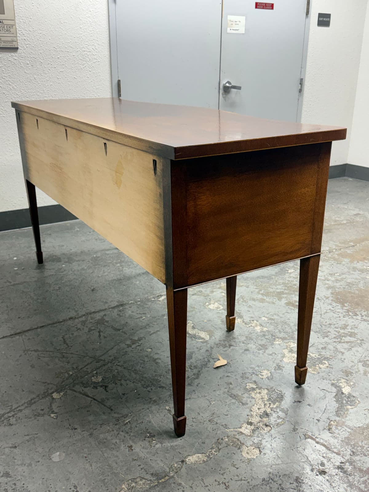 Burton Ching George III Mahogany Inlaid Sideboard - Thumbnail 9