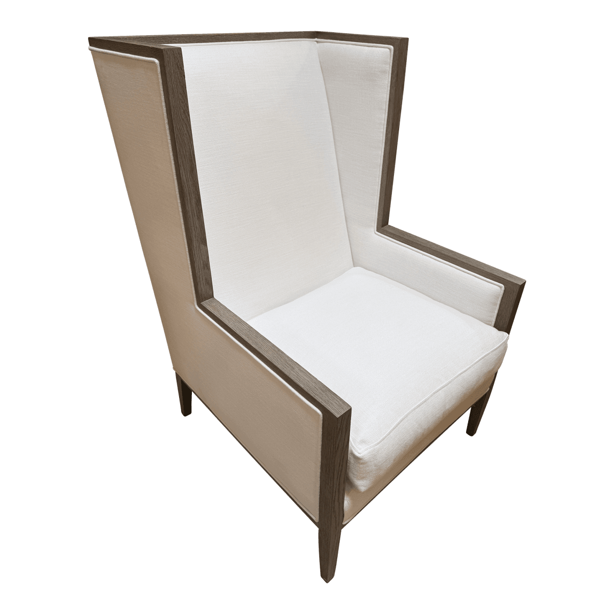 Restoration Hardware French Contemporary Track Arm Wingback Chair - Thumbnail 2
