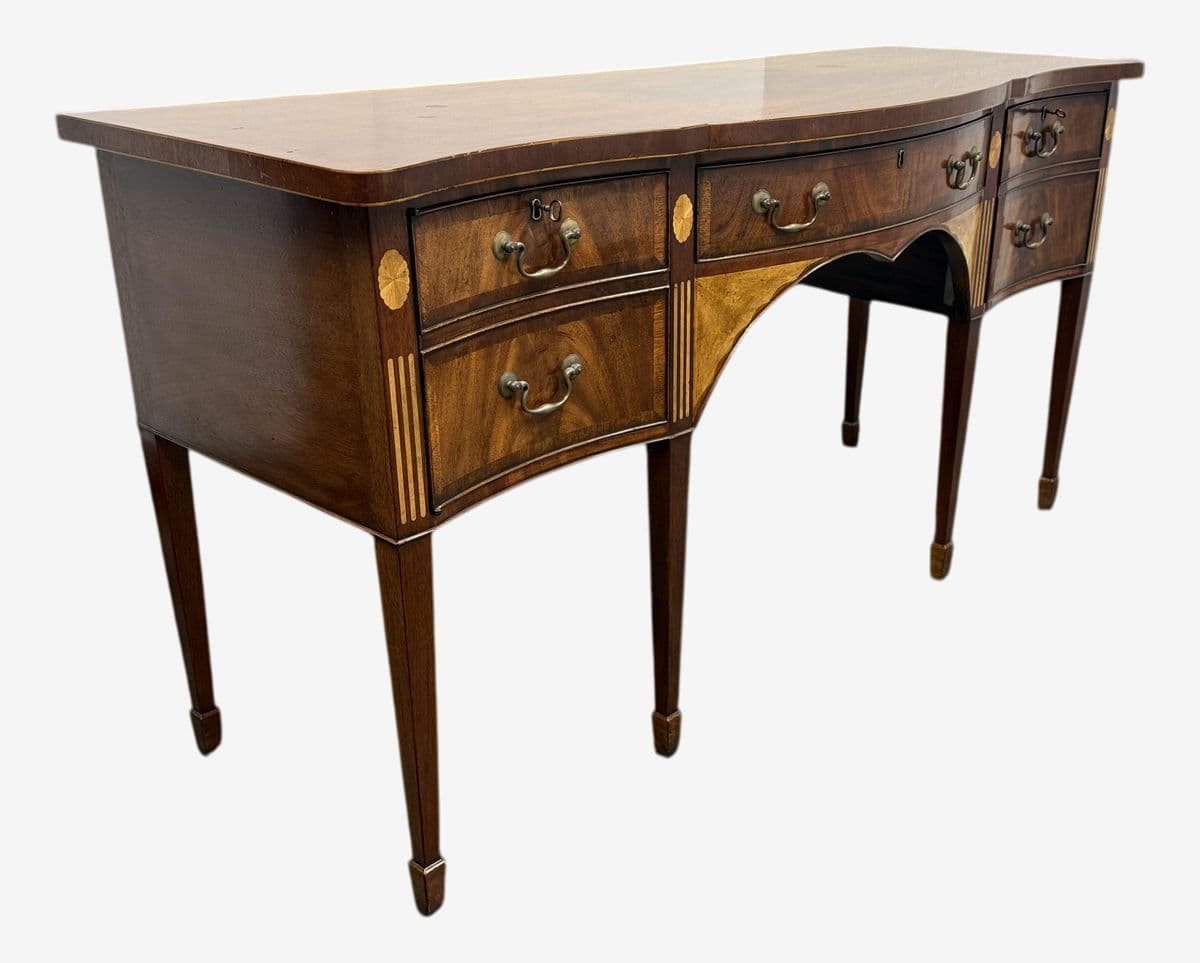Burton Ching George III Mahogany Inlaid Sideboard - Image 1