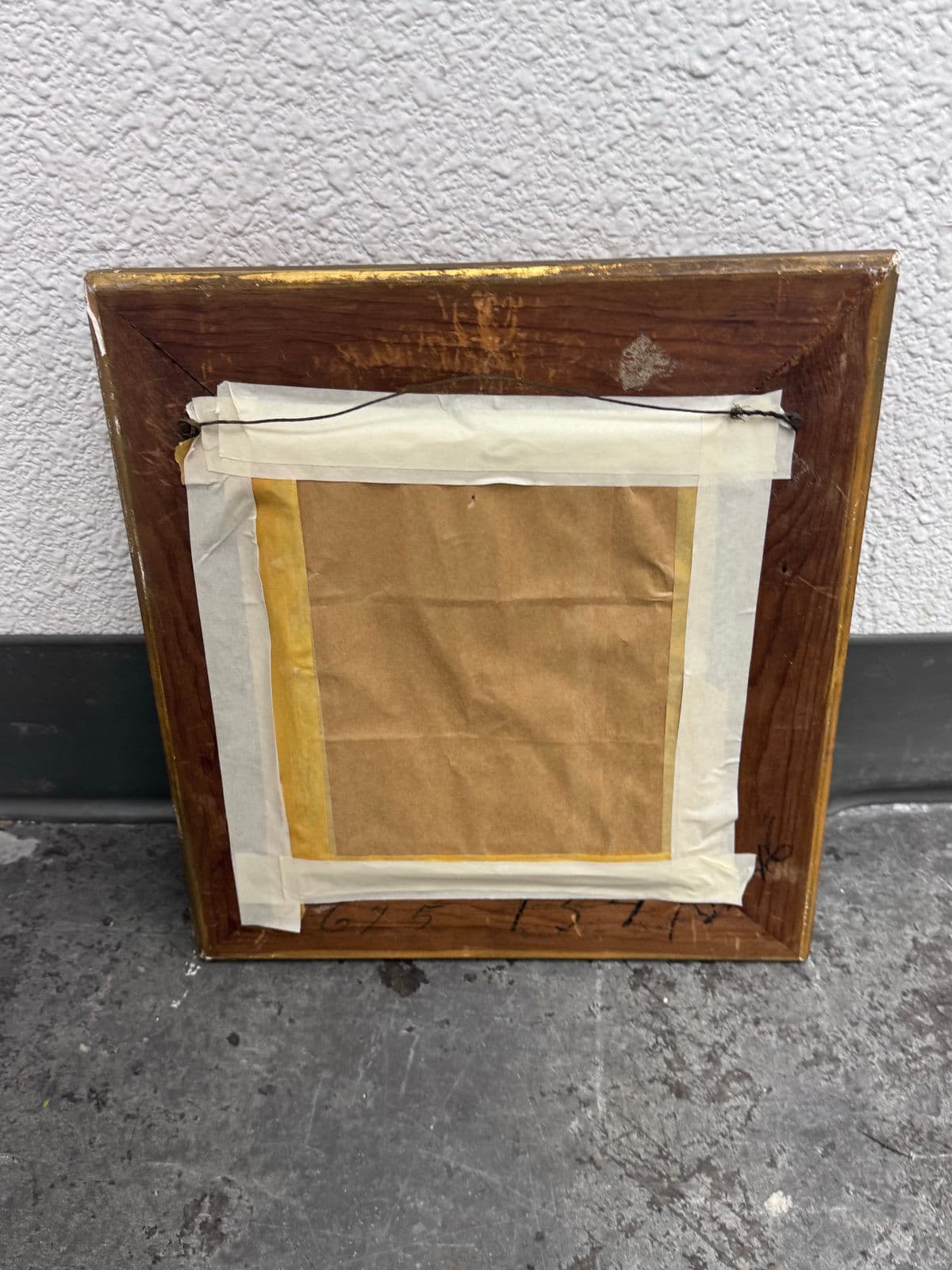 Antique Alessandro Sani Style Grandfather + Grandson Framed Painting - Thumbnail 10