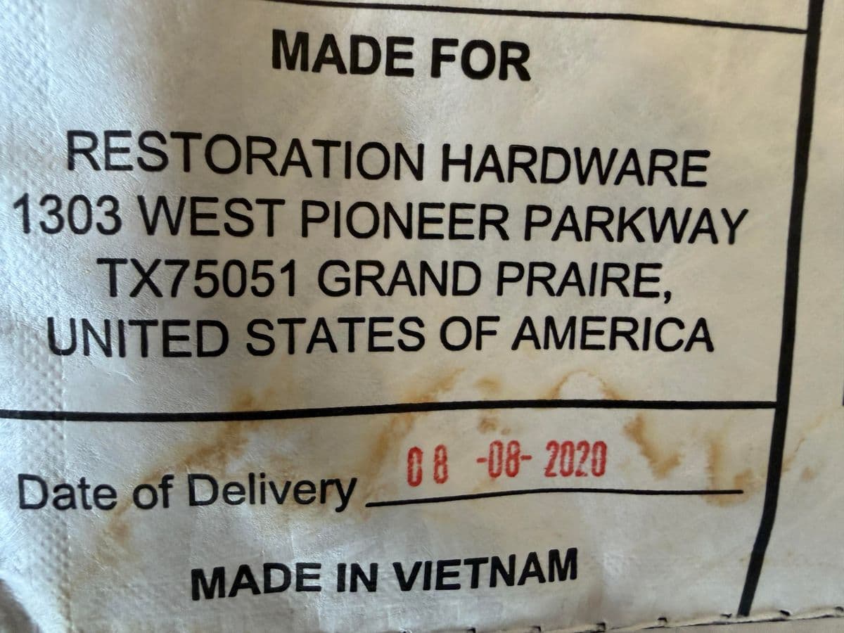 Restoration Hardware French Contemporary Track Arm Wingback Chair - Thumbnail 5