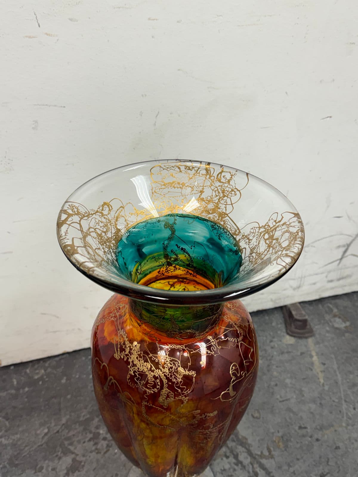 Asja Valcic Austrian Crystal Glass Cassandra Vase - Thumbnail 3