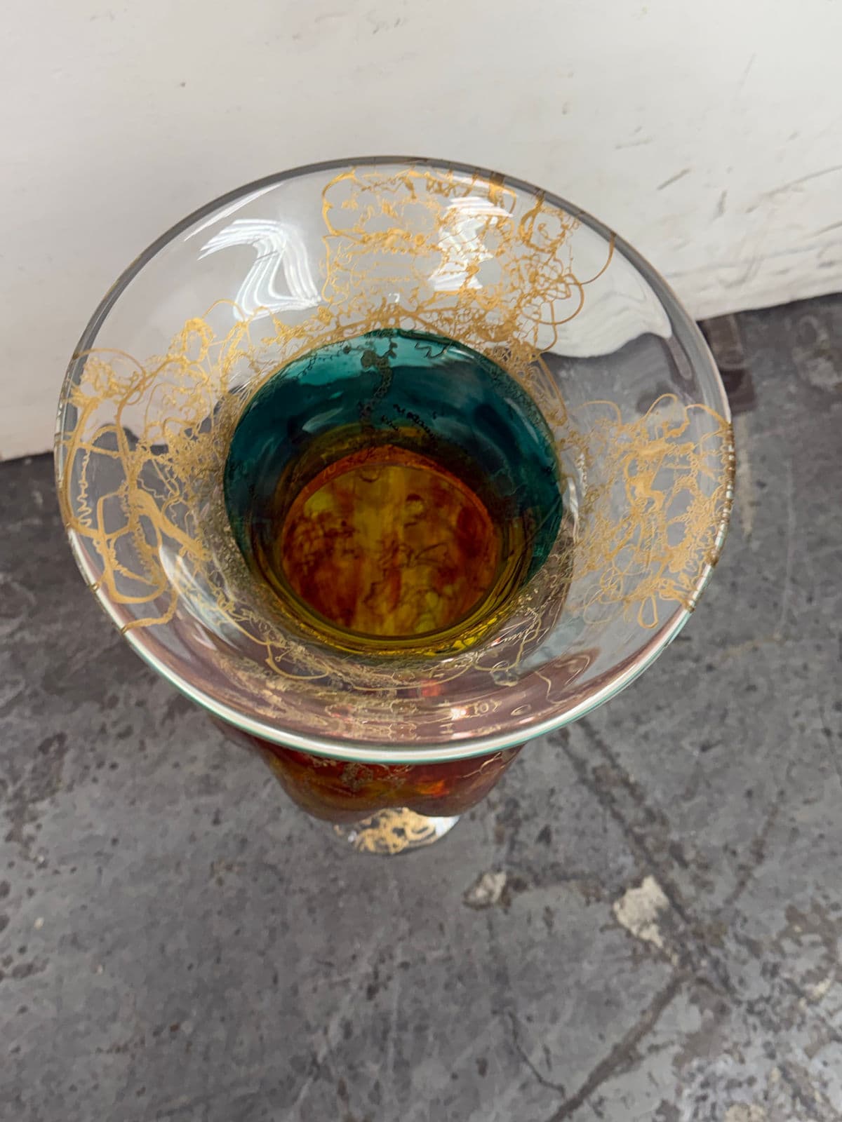 Asja Valcic Austrian Crystal Glass Cassandra Vase - Thumbnail 4