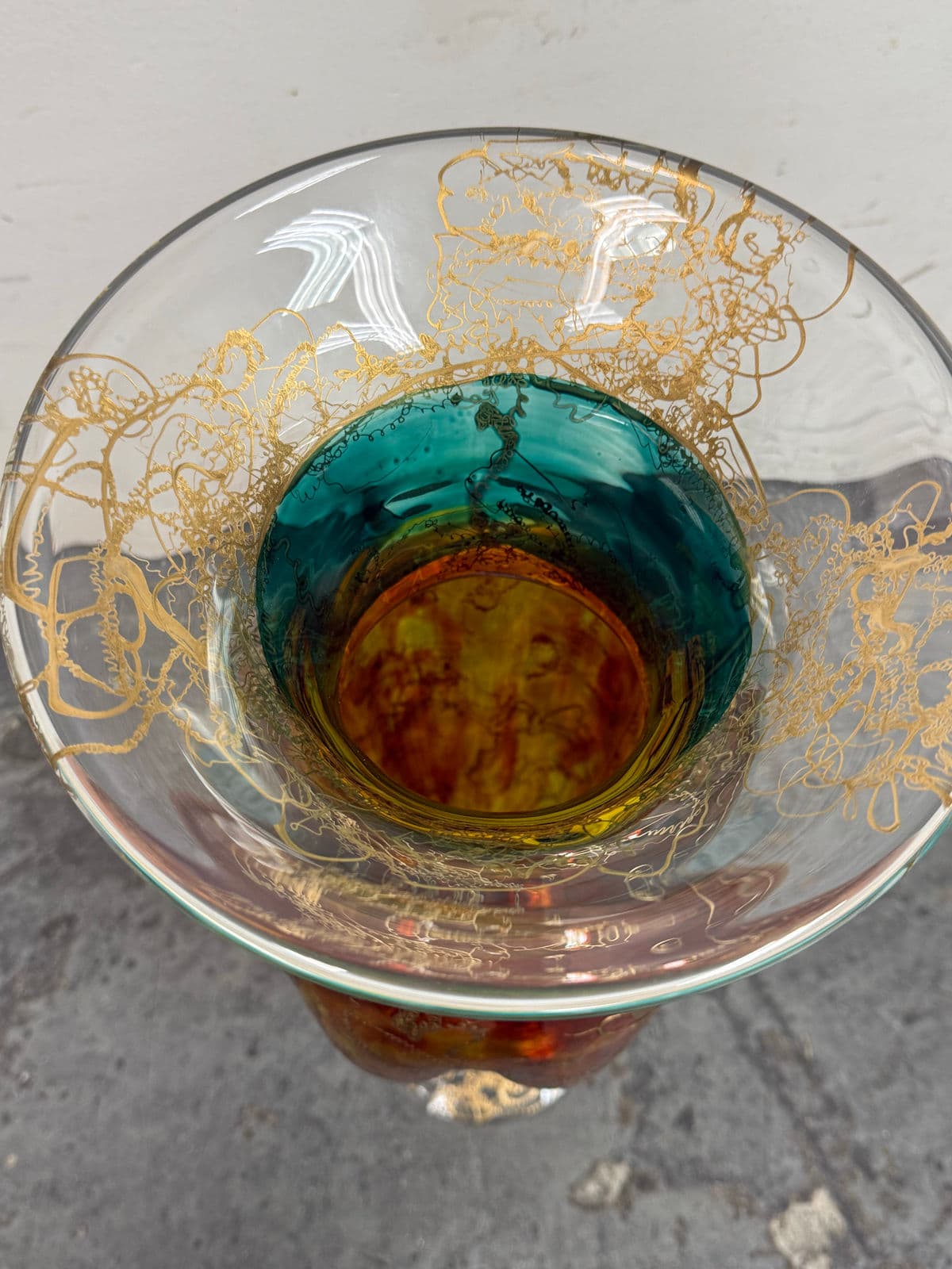 Asja Valcic Austrian Crystal Glass Cassandra Vase - Thumbnail 6