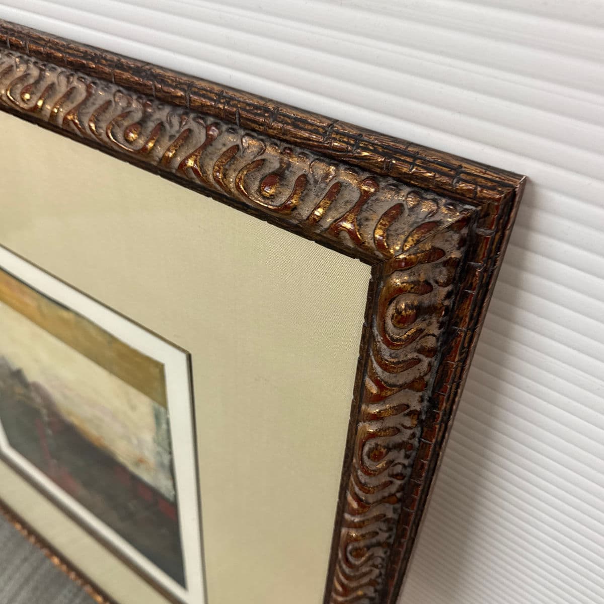 Abstract Mixed Media Art Work, Framed With Museum Glass - Thumbnail 10