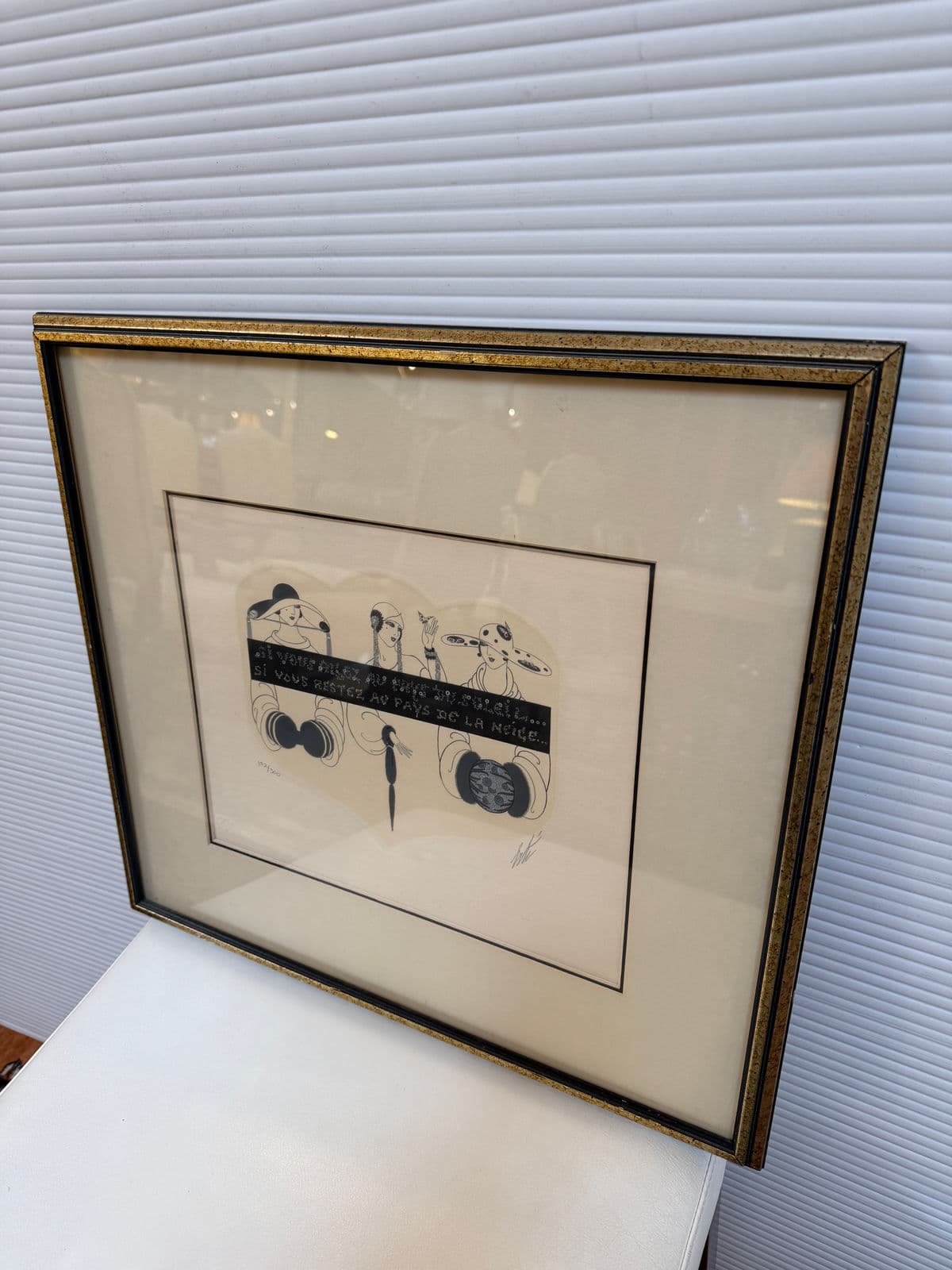 Circa 1975 Erté "Summer & Winter" Limited Edition 192 of 300 Serigraph, Signed - Thumbnail 10