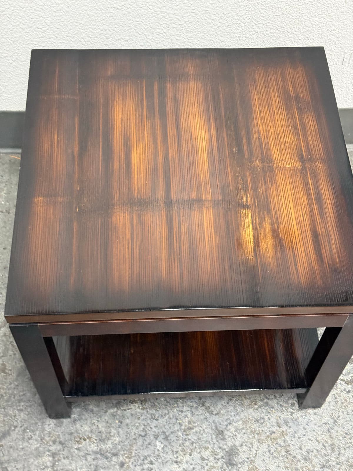 Circa 2007 Williams-Sonoma Home Nassau Square Side Table - Thumbnail 6