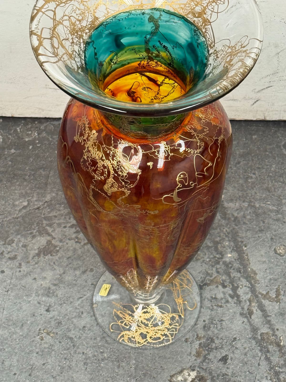 Asja Valcic Austrian Crystal Glass Cassandra Vase - Thumbnail 8