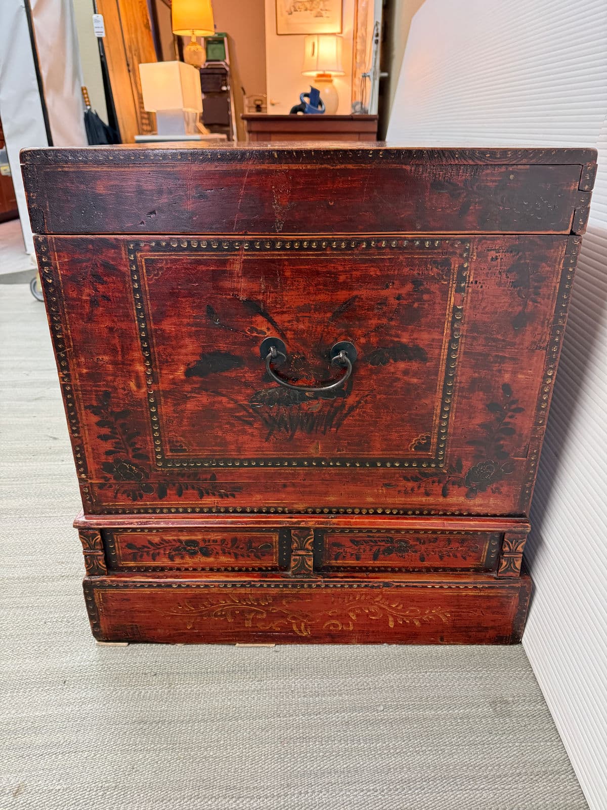 Antique Chinese Hand Painted Chest - Thumbnail 12