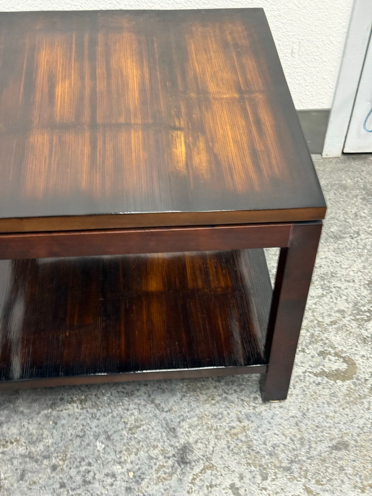 Circa 2007 Williams-Sonoma Home Nassau Square Side Table - Thumbnail 5