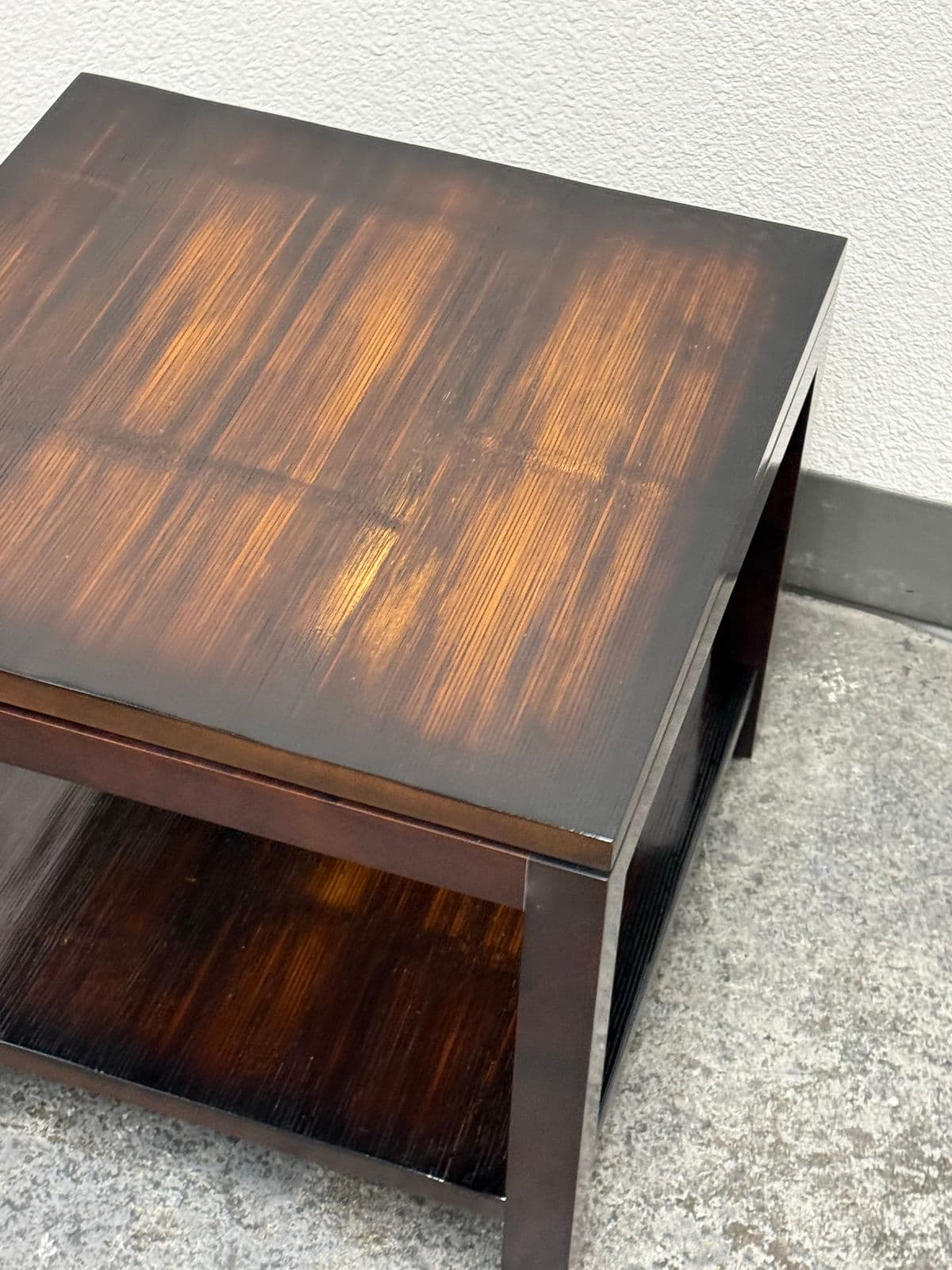 Circa 2007 Williams-Sonoma Home Nassau Square Side Table - Thumbnail 3