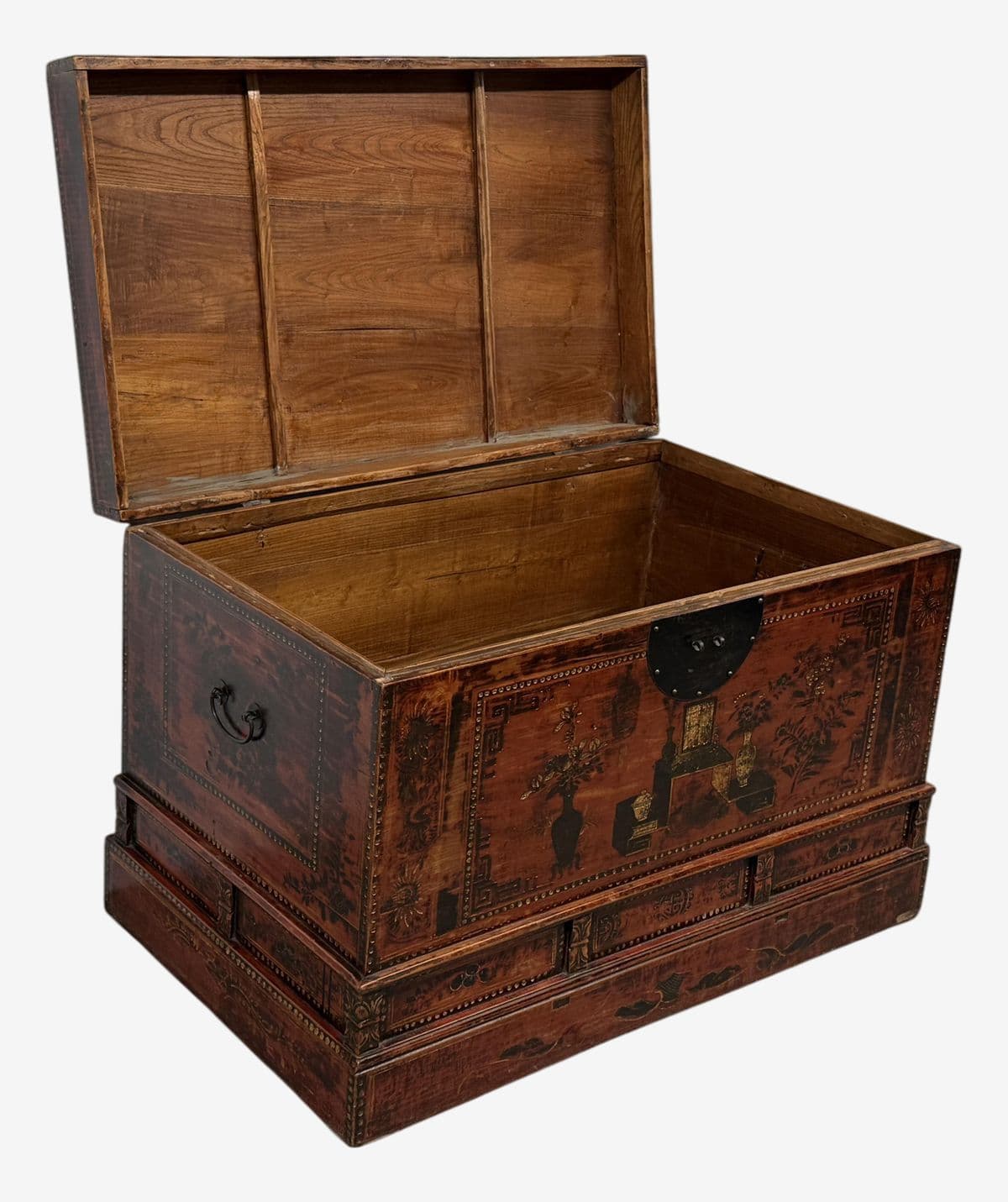 Antique Chinese Hand Painted Chest - Image 1