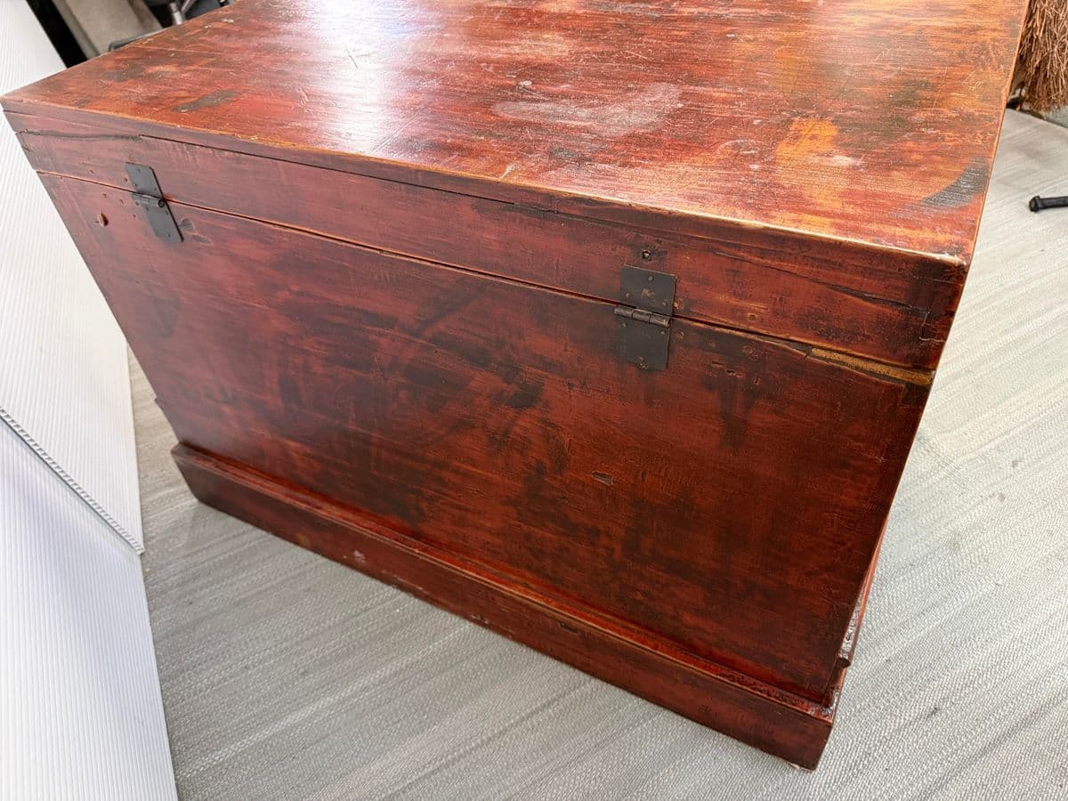 Antique Chinese Hand Painted Chest - Thumbnail 9