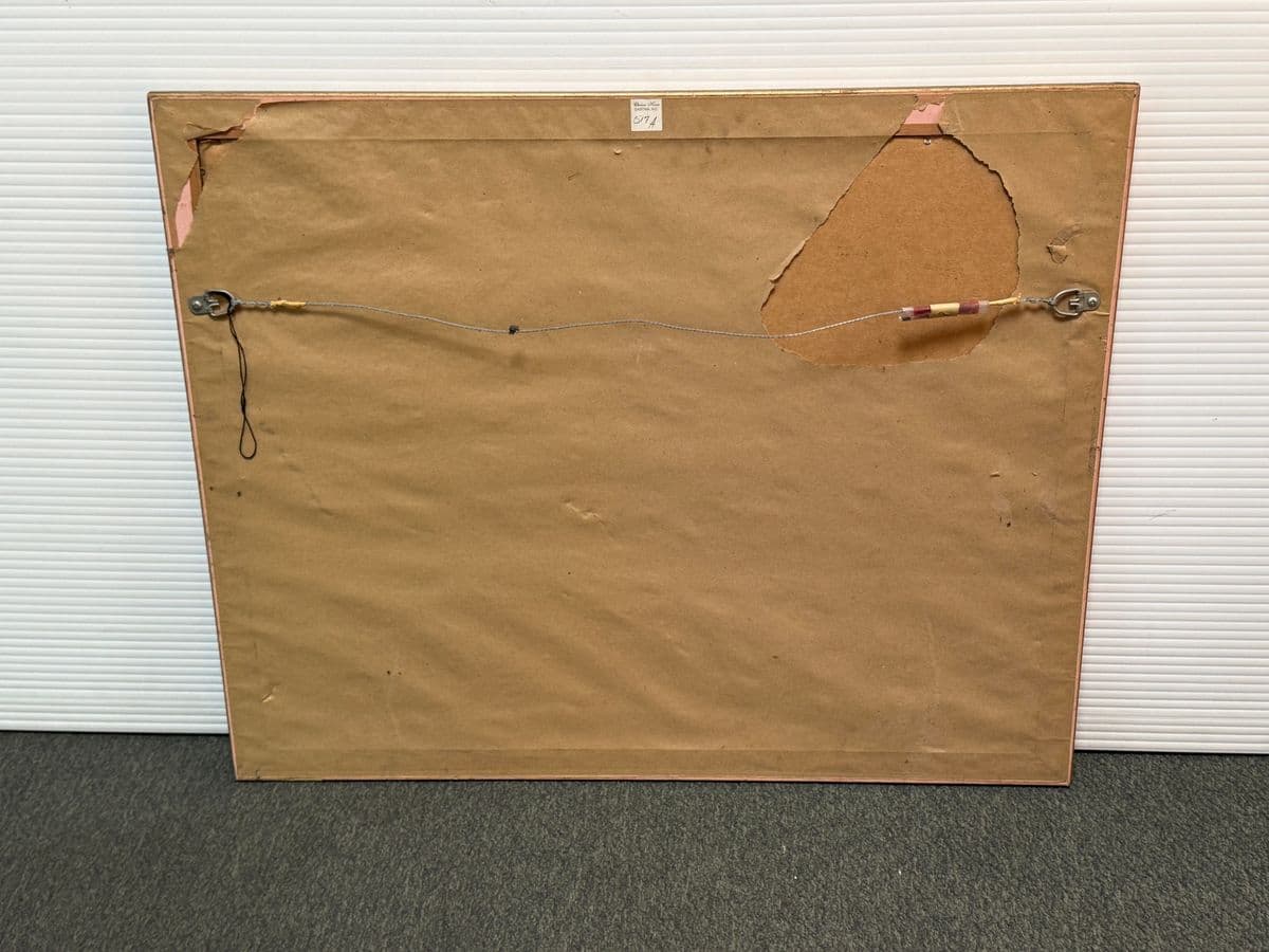 Vintage Garden Pagoda Pen & Ink Drawing, Framed - Thumbnail 5