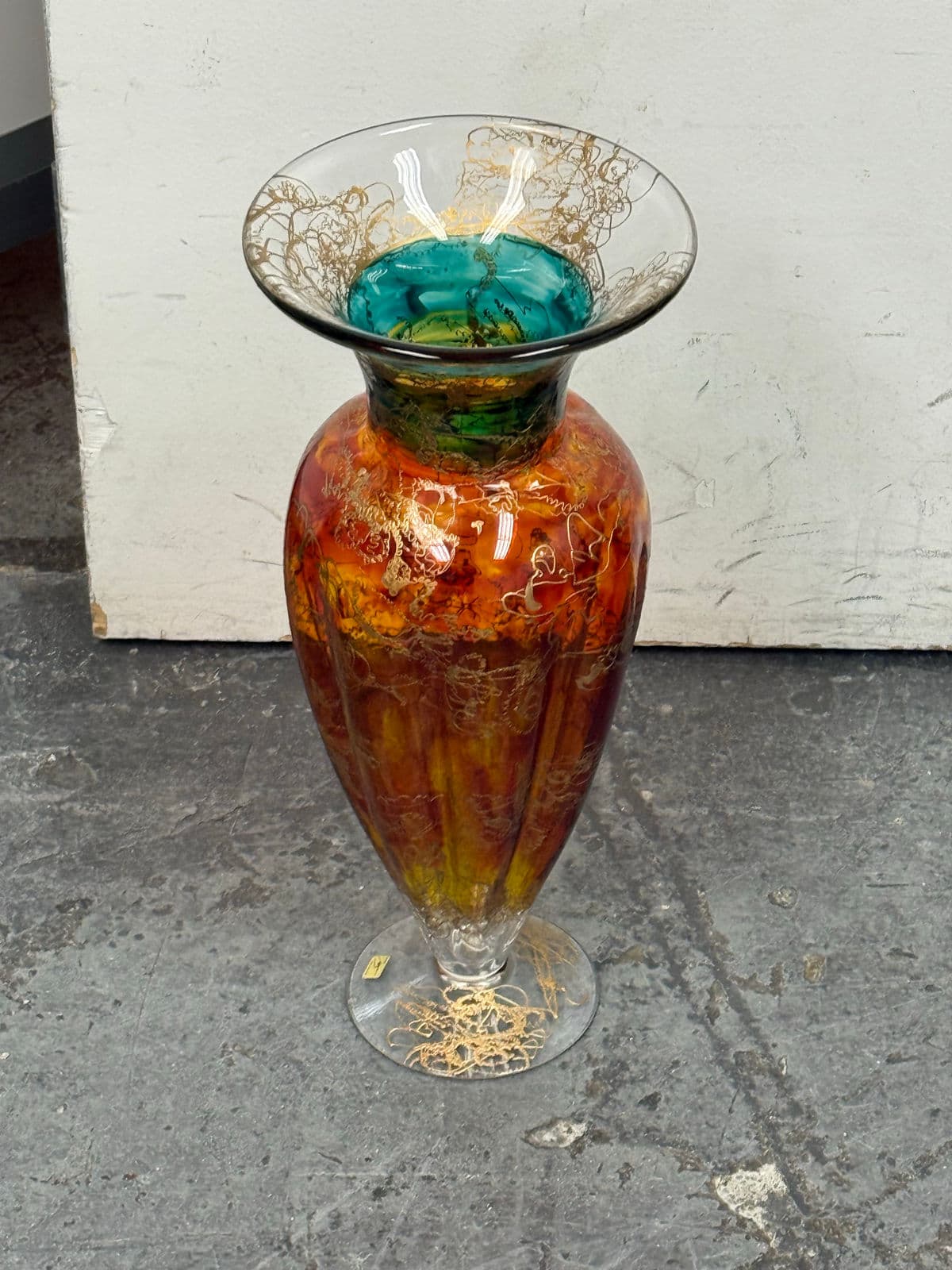 Asja Valcic Austrian Crystal Glass Cassandra Vase - Thumbnail 12