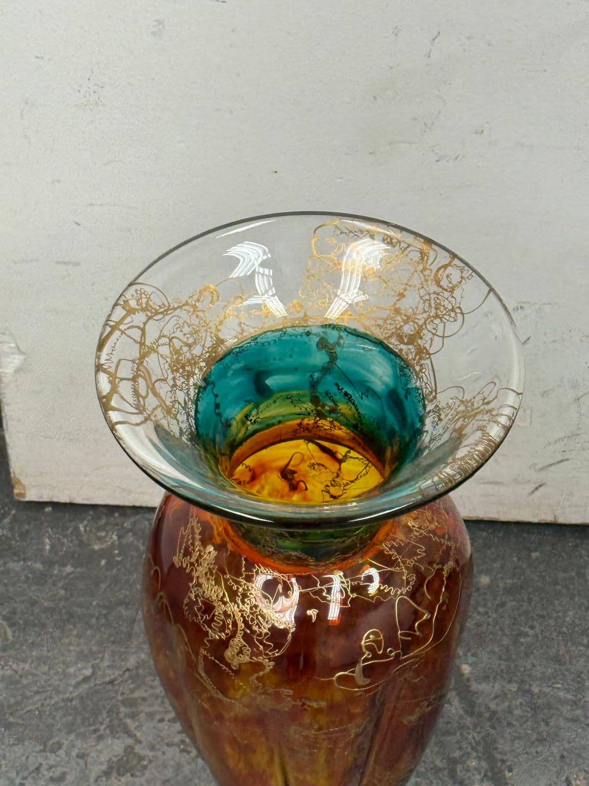 Asja Valcic Austrian Crystal Glass Cassandra Vase - Thumbnail 11