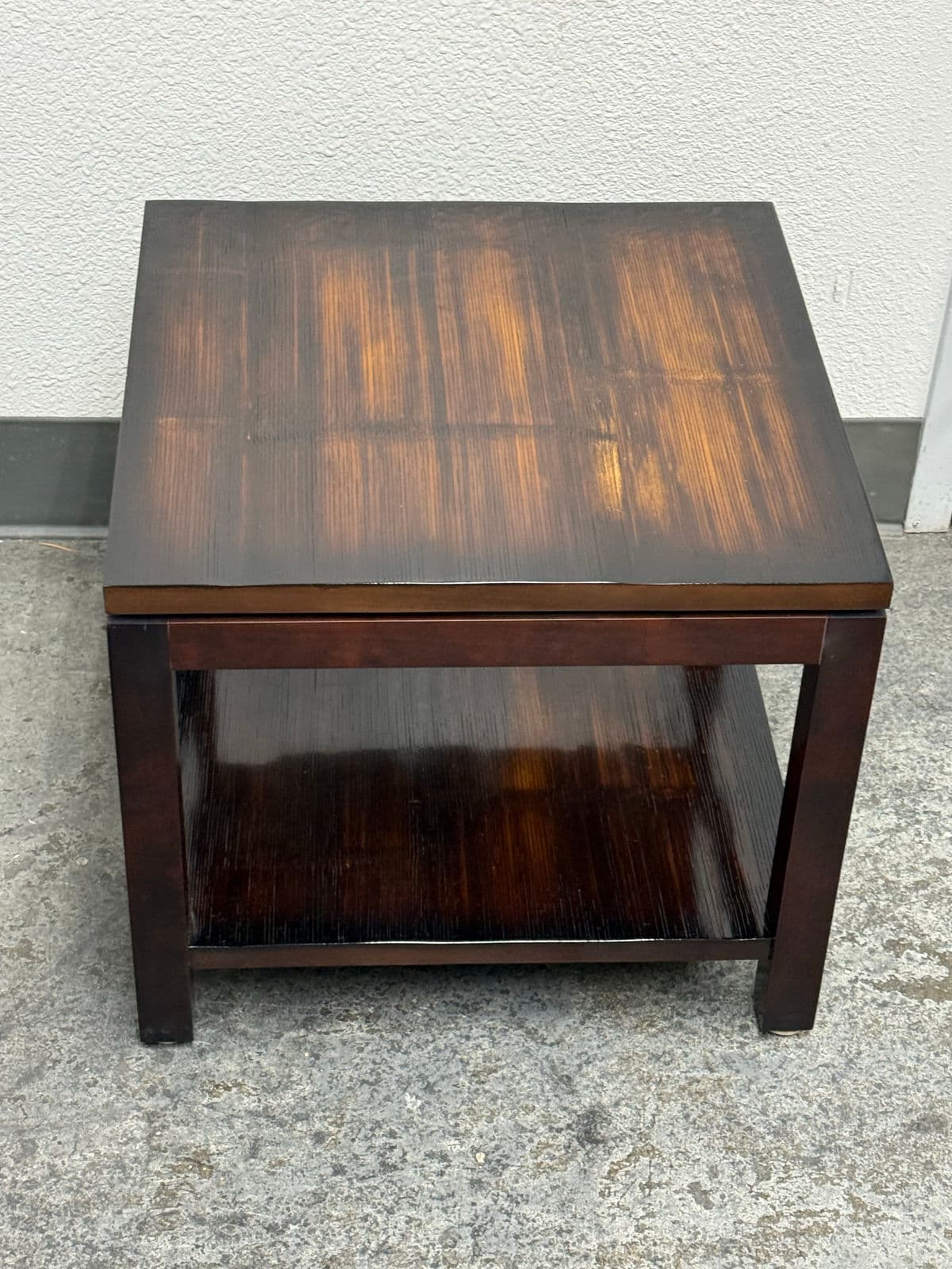Circa 2007 Williams-Sonoma Home Nassau Square Side Table - Thumbnail 12