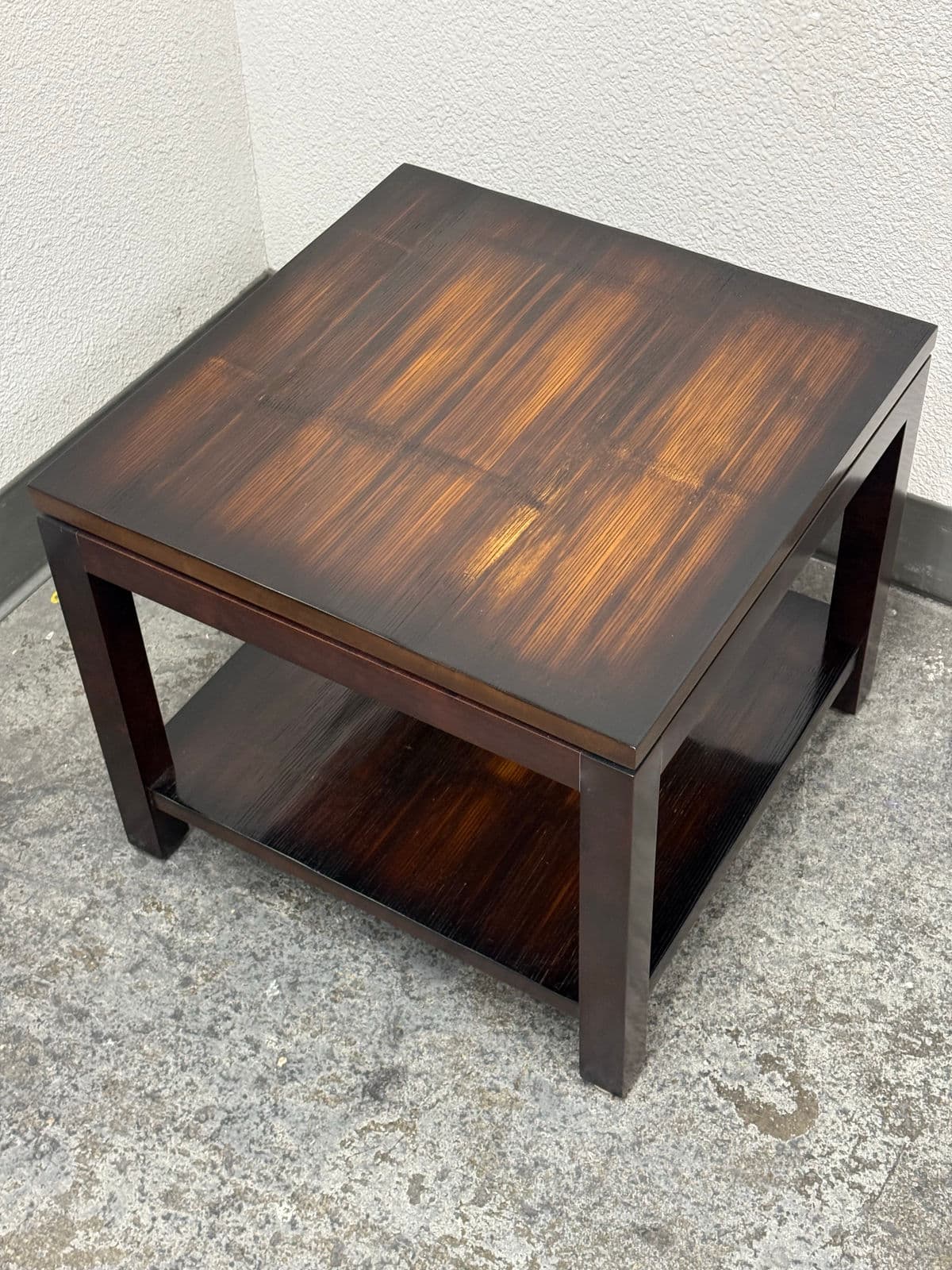 Circa 2007 Williams-Sonoma Home Nassau Square Side Table - Thumbnail 11