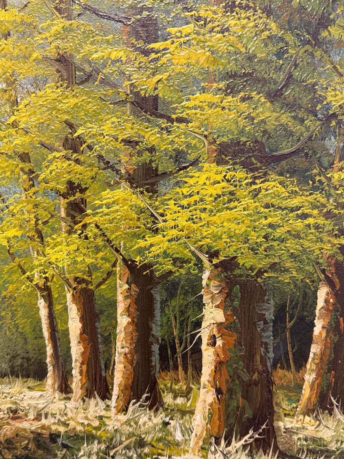 Vintage Landscape of Mountainous Meadow With Stream, Framed + Signed - Thumbnail 8