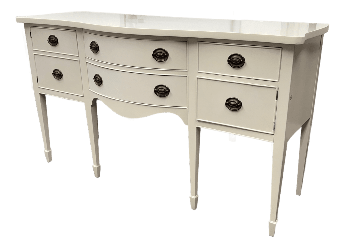 Vintage Drexel Off-White Credenza - Thumbnail 2