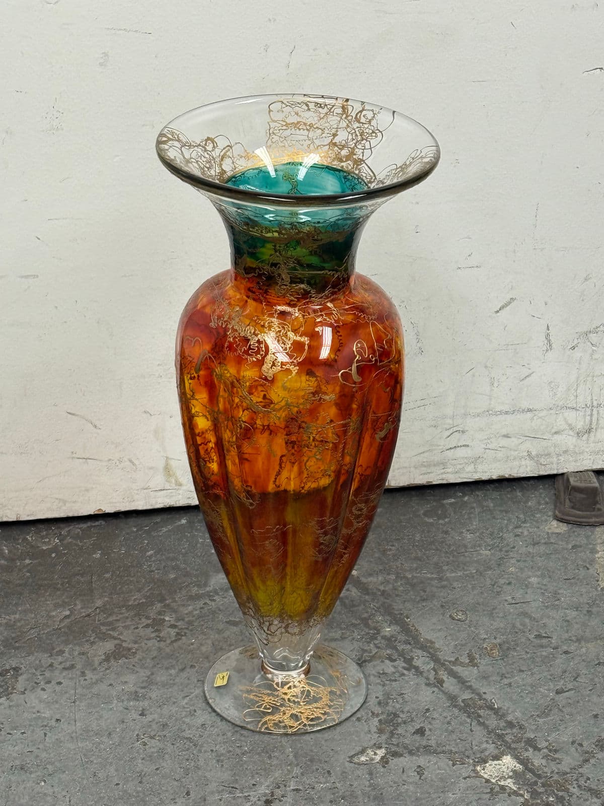 Asja Valcic Austrian Crystal Glass Cassandra Vase - Thumbnail 13