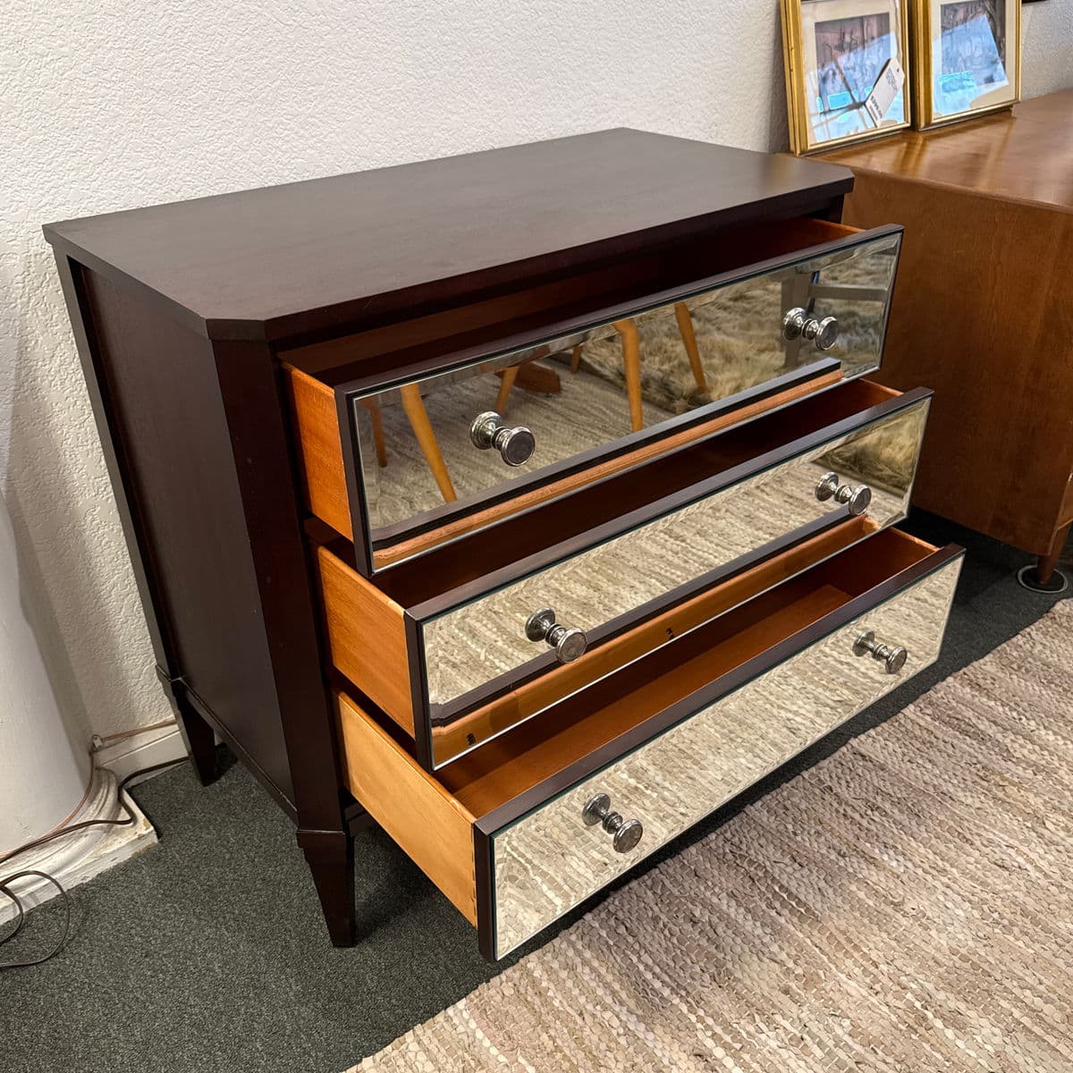 Ethan Allen Veronica Mirrored Chest - Thumbnail 3