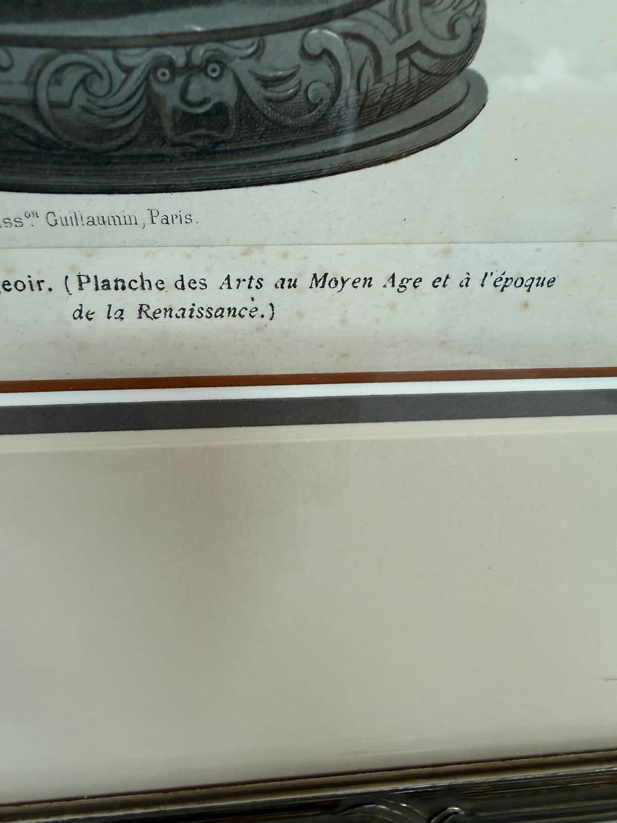 Artloft "Grape Picker, Flemish Table Ornament" Lithograph, Framed - Thumbnail 7