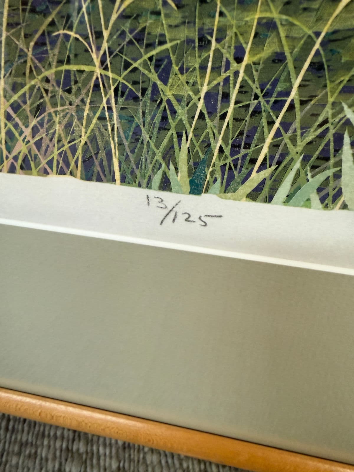 Gordon Mortensen "West Baker Park 1977" Woodcut Original, Signed - Thumbnail 5