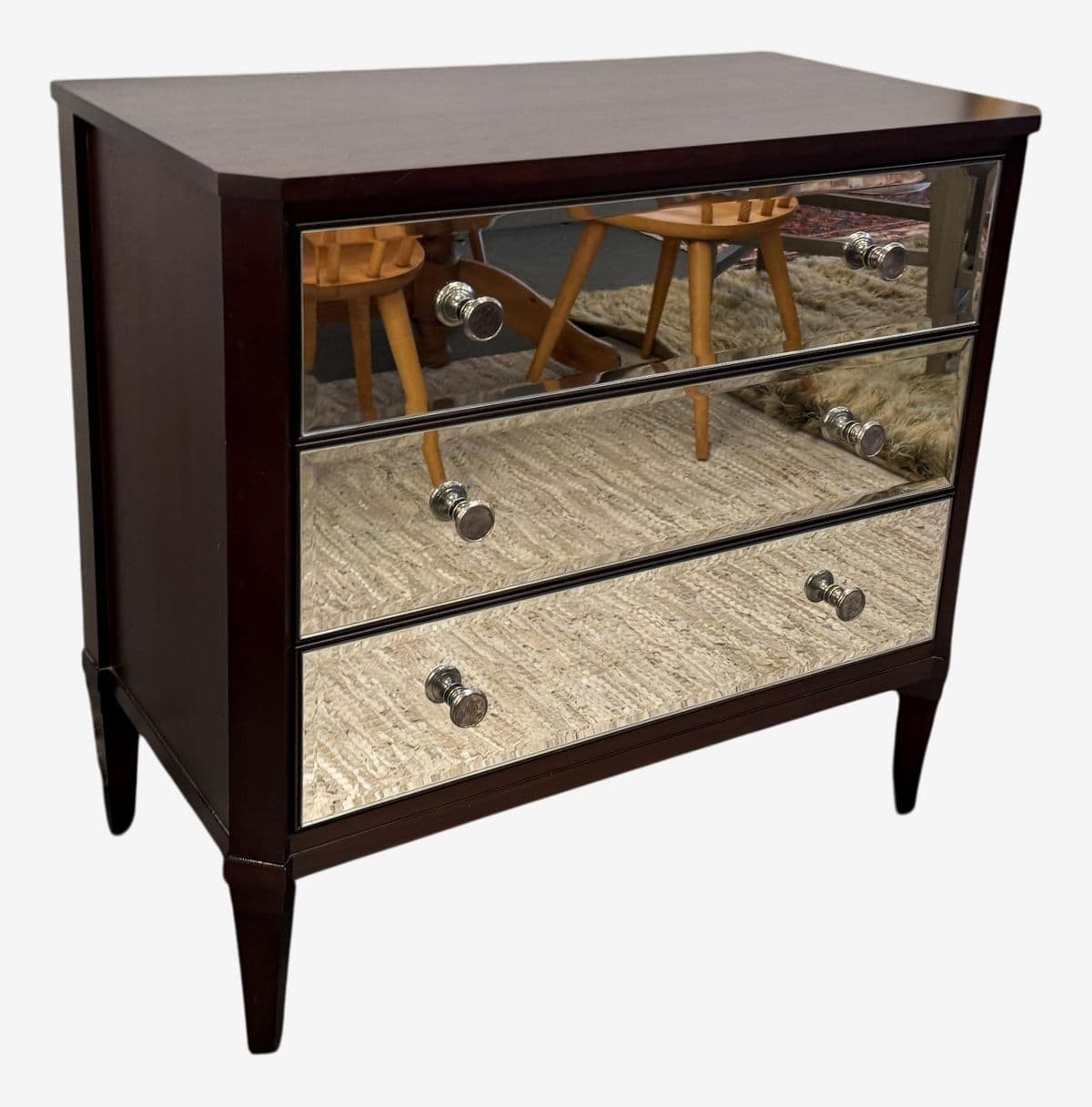 Ethan Allen Veronica Mirrored Chest - Image 1