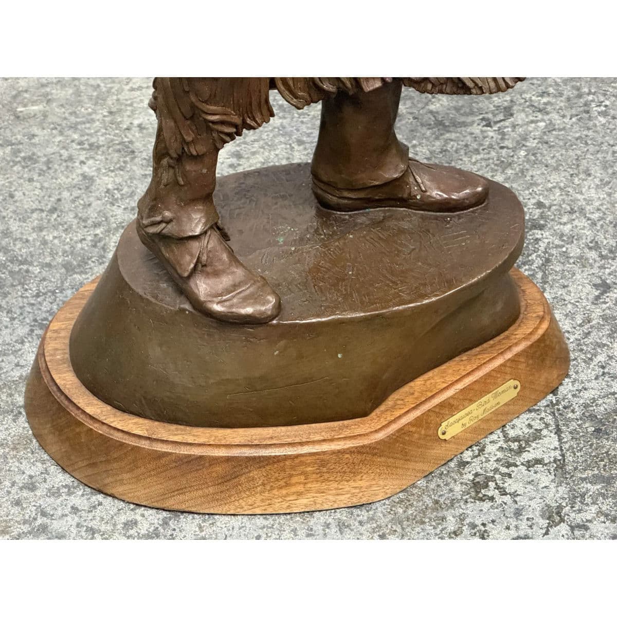 Roy Madsen's "Sacajawea: Bird Woman" Bronze Sculpture, Signed + Numbered 10 of 36 - Thumbnail 10