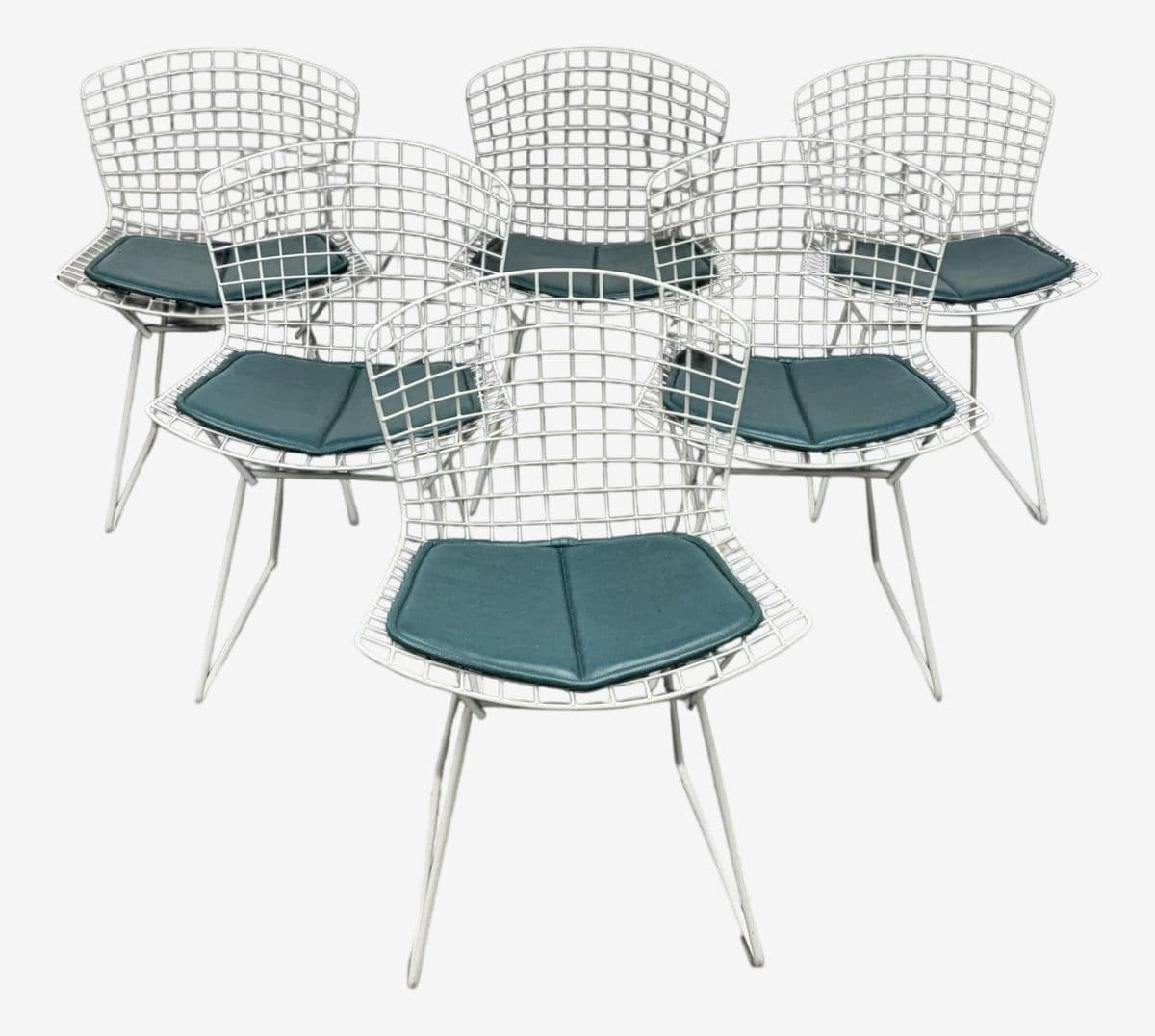 Harry Bertoia Side Chairs, Set of Six - Image 1