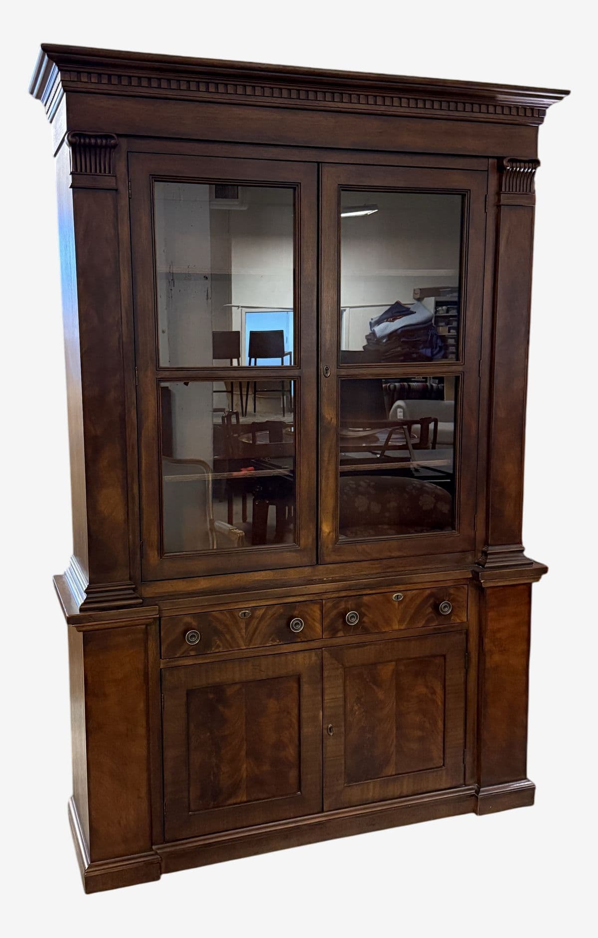 Drexel Heritage Covington Park Two Piece Hutch - Image 1