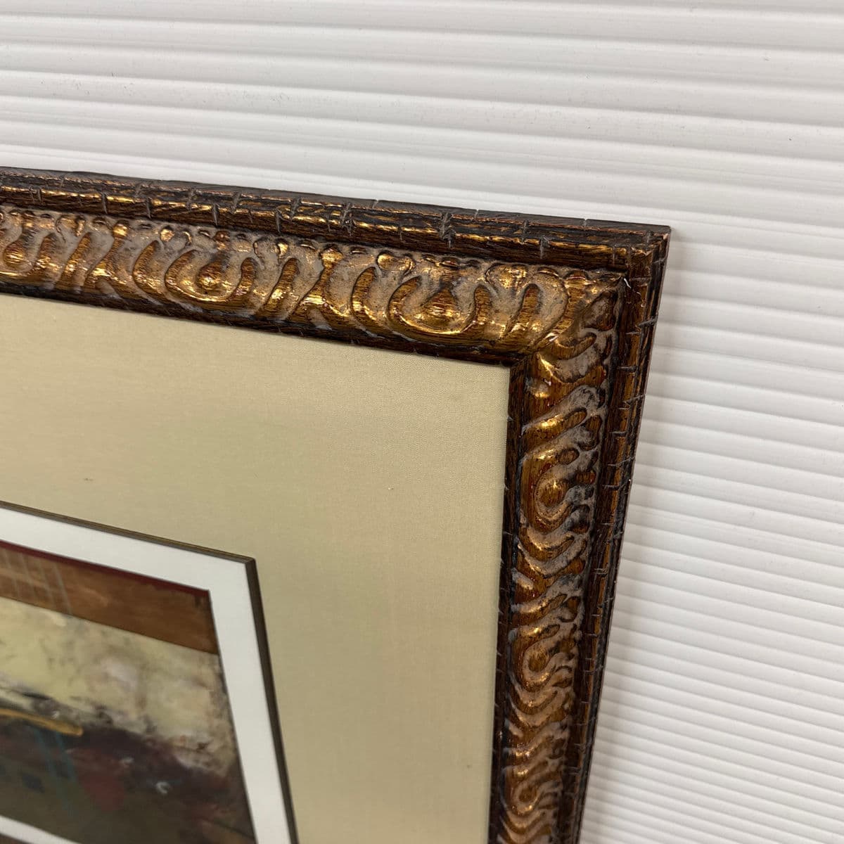 Abstract Mixed Media Art Work, Framed With Museum Glass - Thumbnail 8