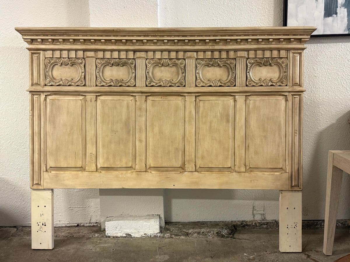 King Size Regency Wood Headboard + Footboard, Set - Thumbnail 3