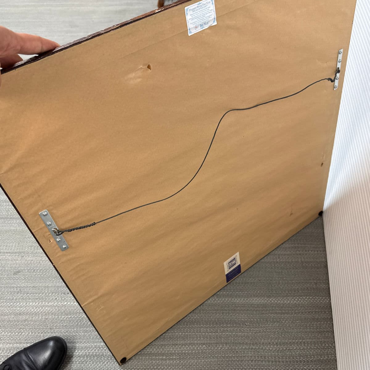 Abstract Mixed Media Art Work, Framed With Museum Glass - Thumbnail 9