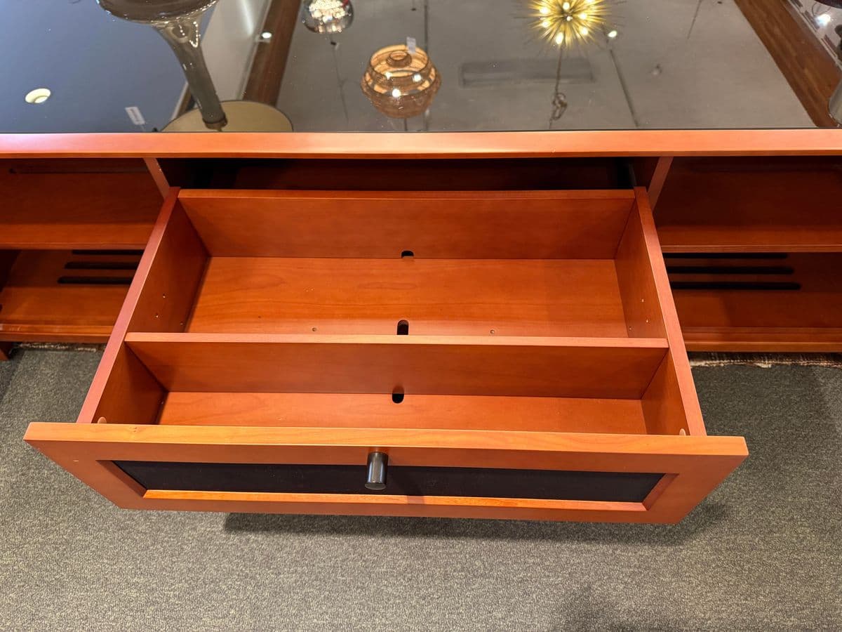 Bdi Novia Glass + Wood Media Cabinet - Thumbnail 7