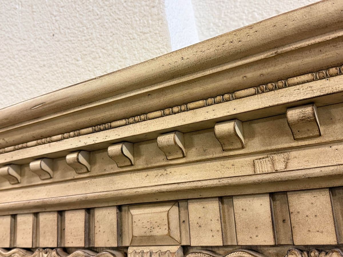 King Size Regency Wood Headboard + Footboard, Set - Thumbnail 8