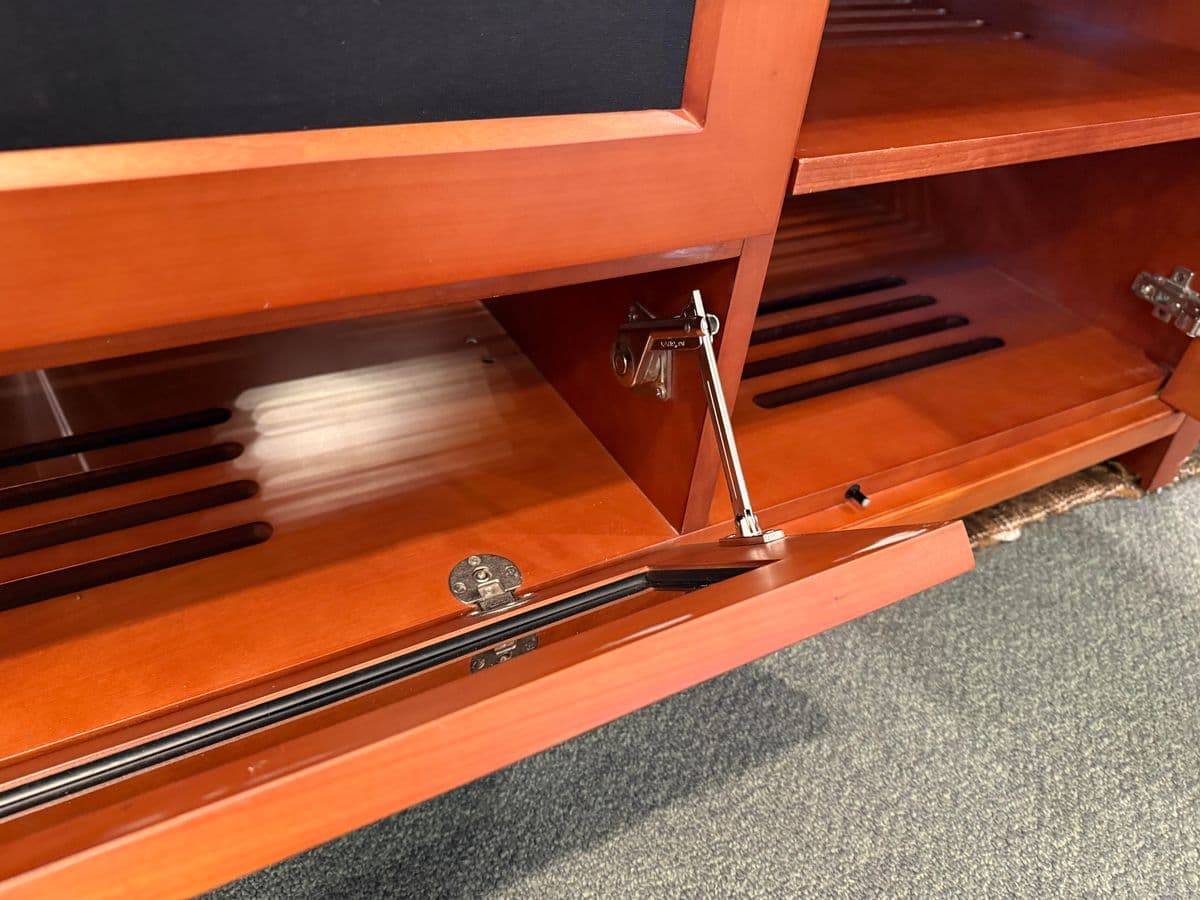 Bdi Novia Glass + Wood Media Cabinet - Thumbnail 9